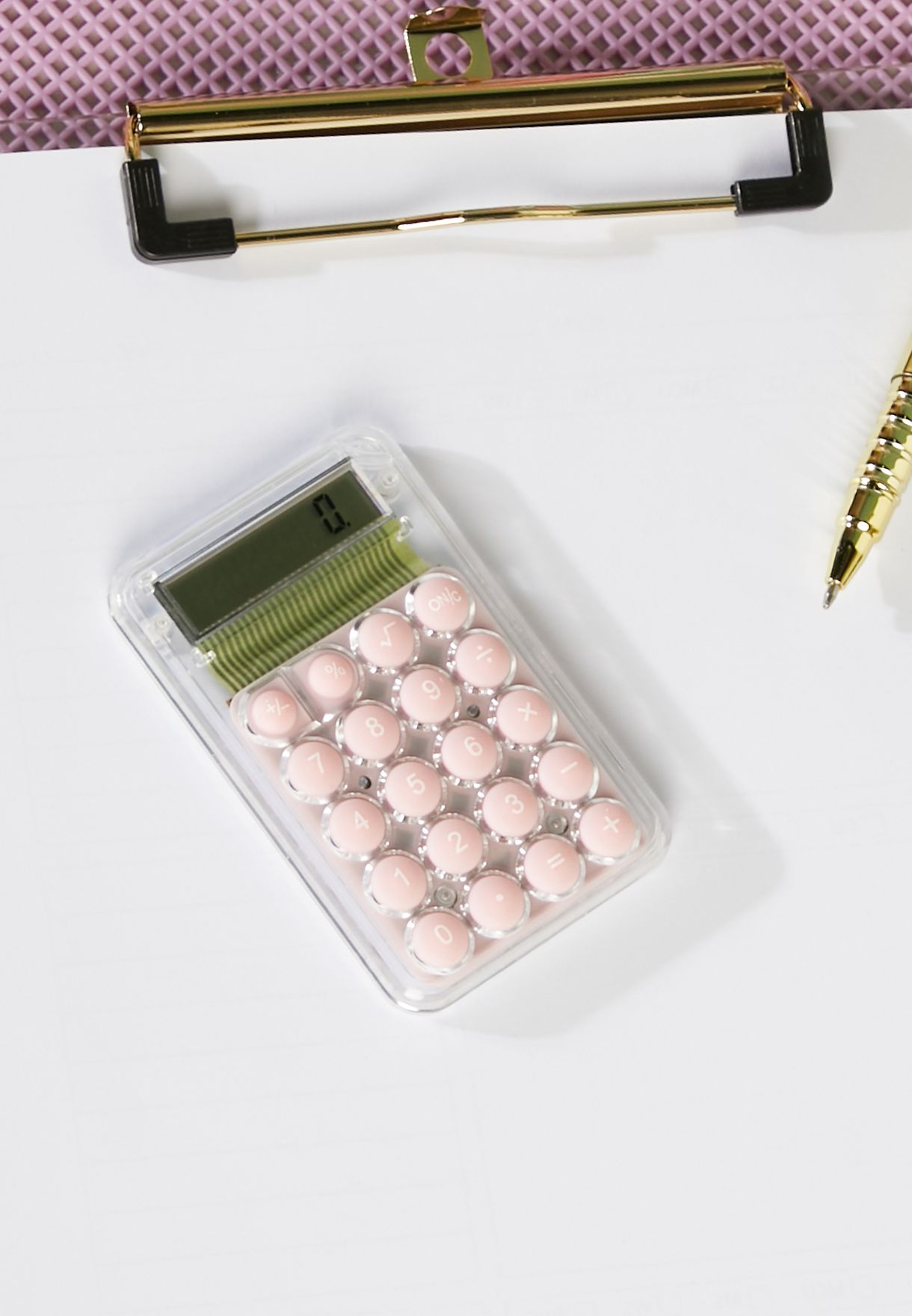 Pink Clear Calculator