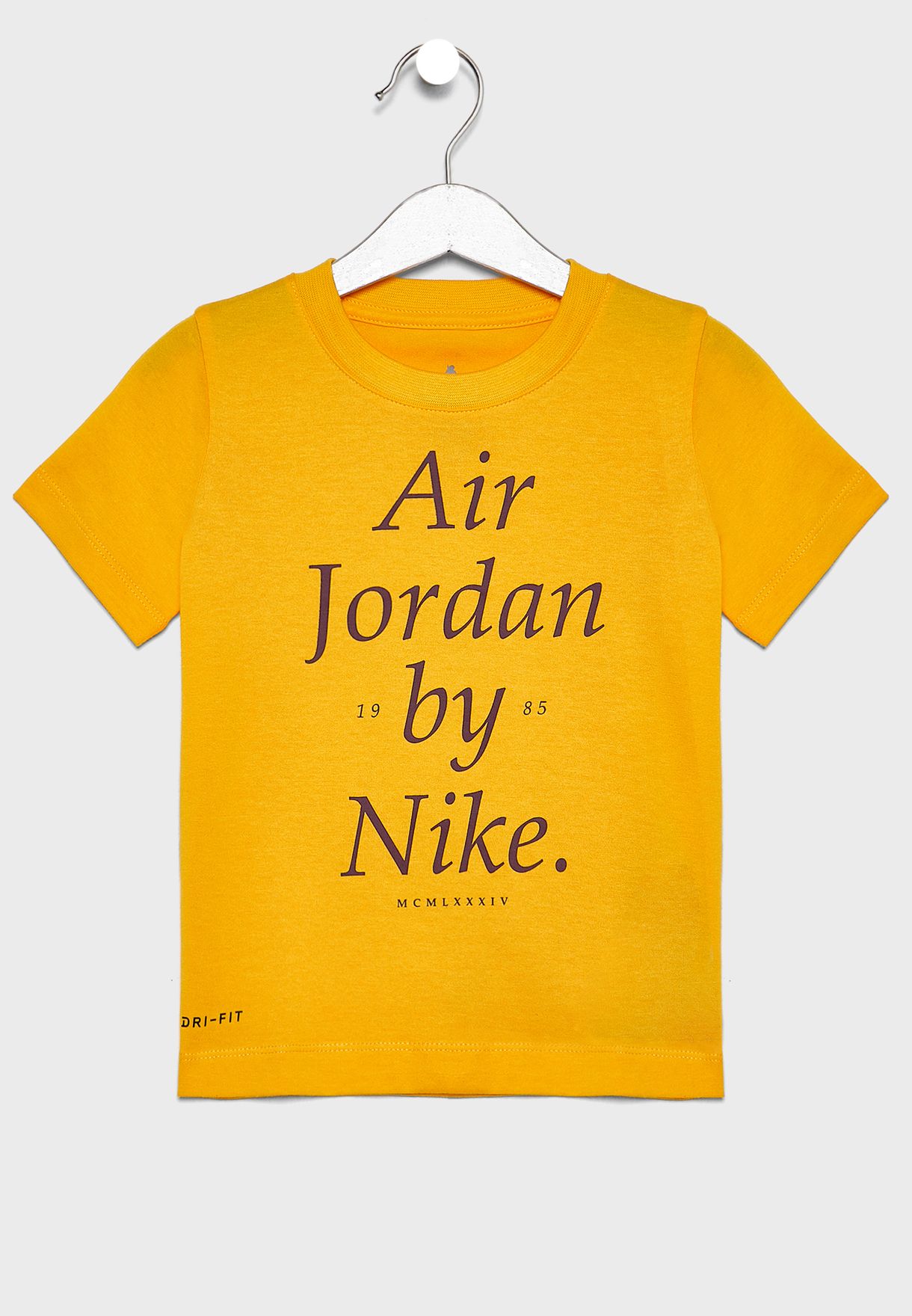 Buy Nike yellow Kids Air Jordan T-Shirt 