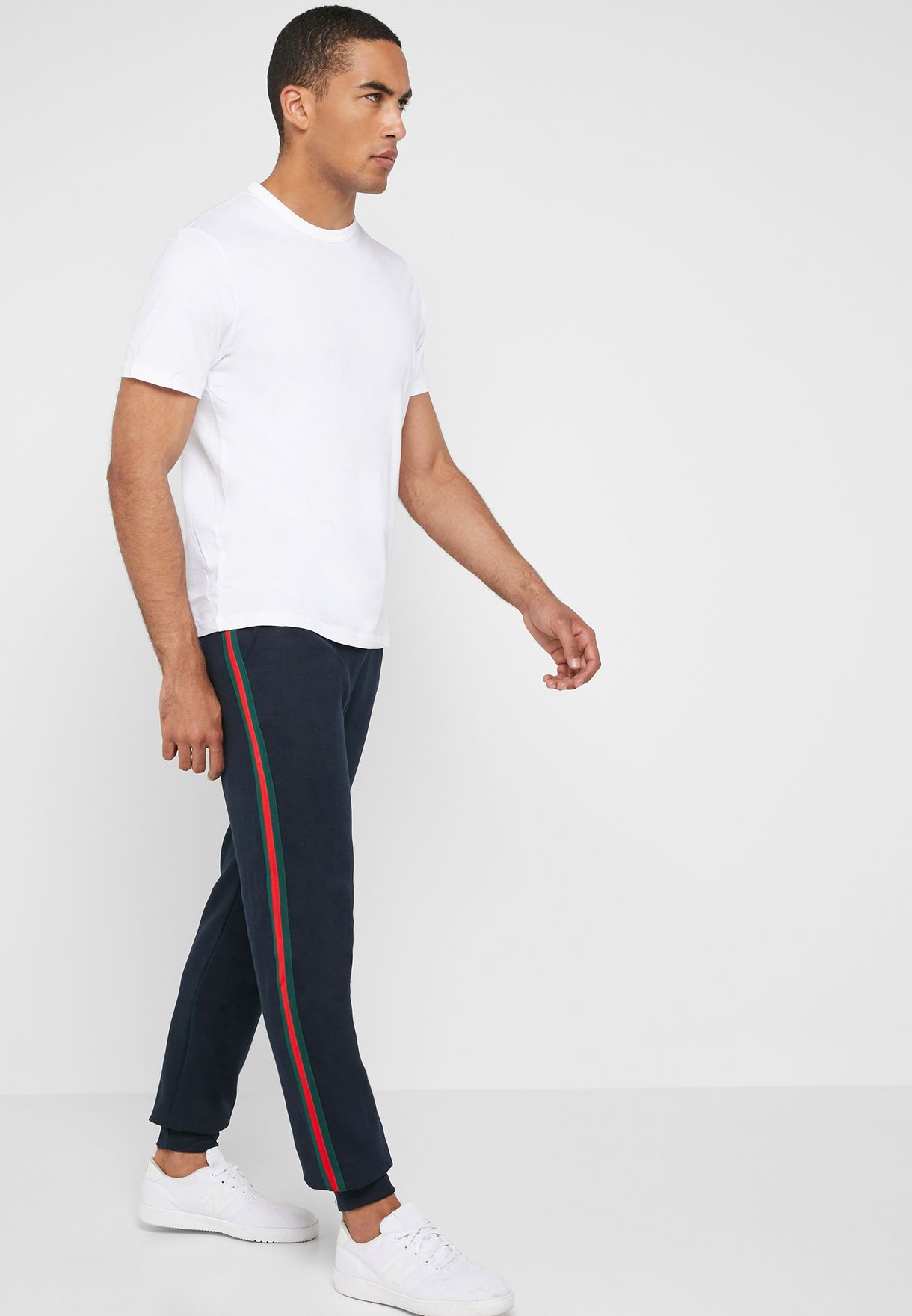 whistles side stripe jogger