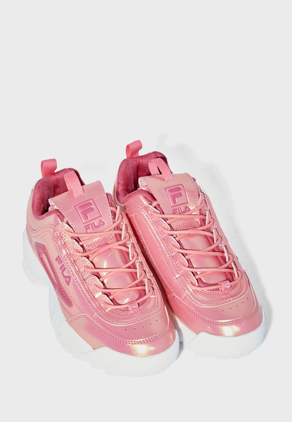 fila disruptor liquid luster