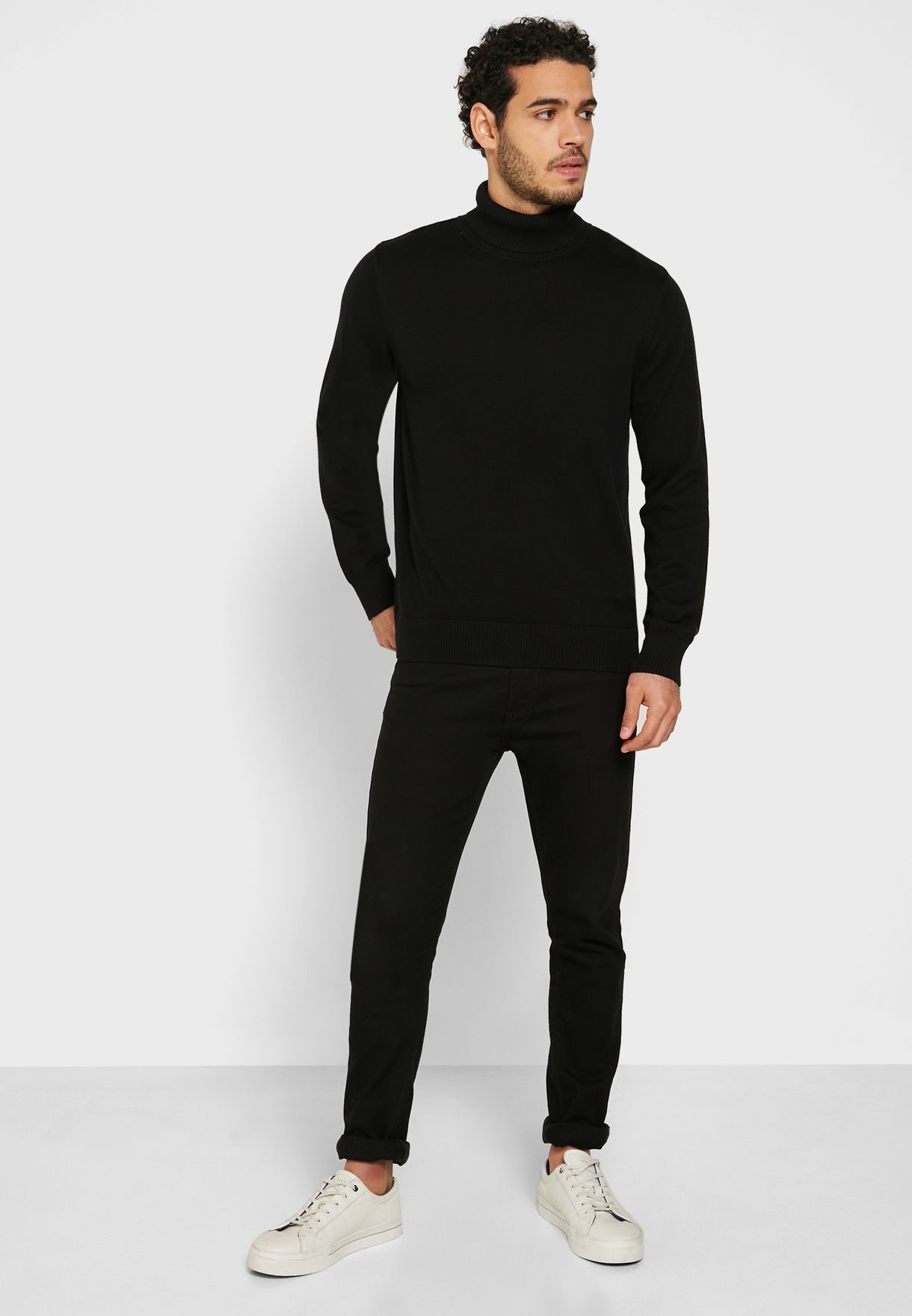 Essential High Roll Neck Knit