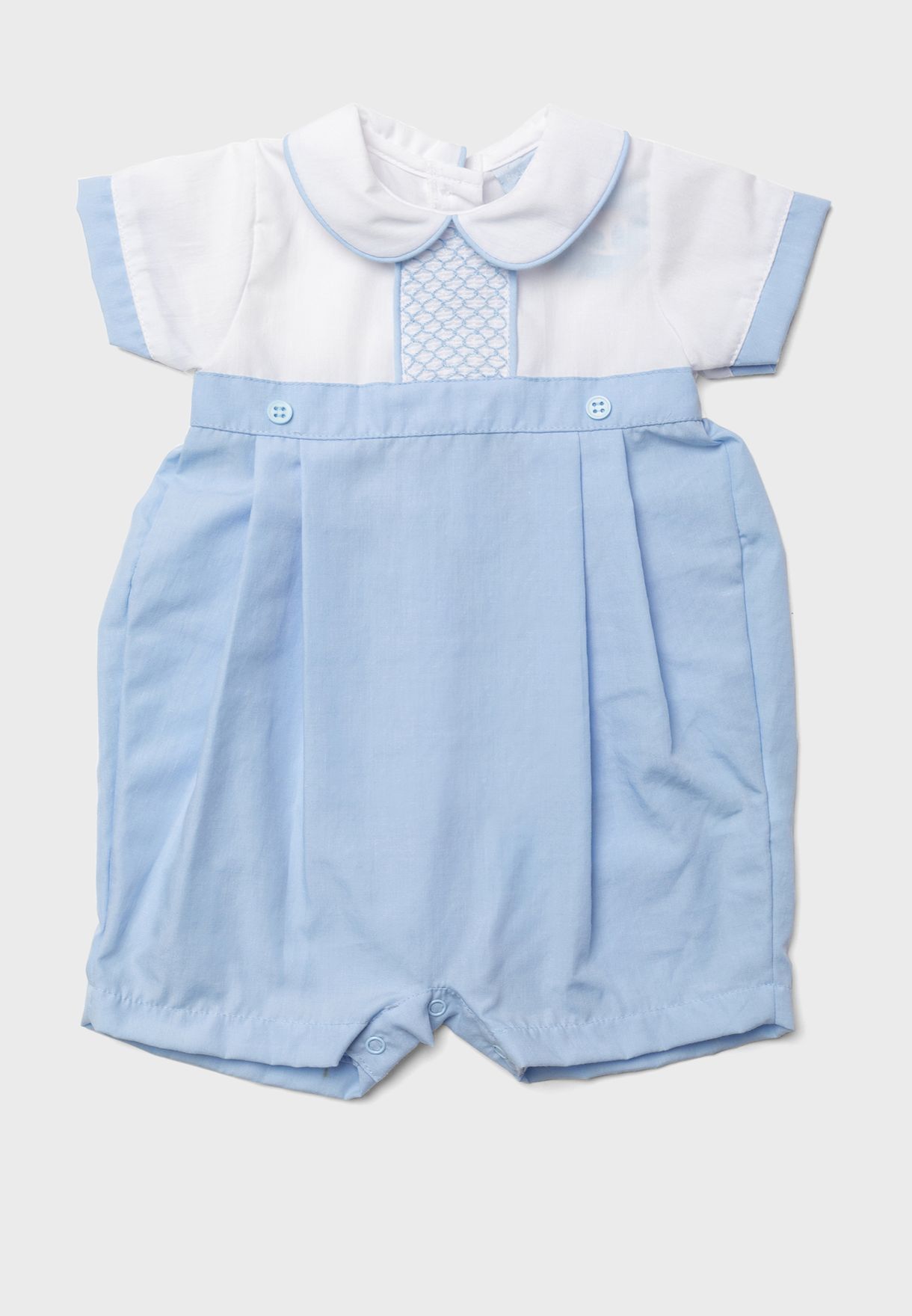 Infant Smocked Shirt & Shorts Set