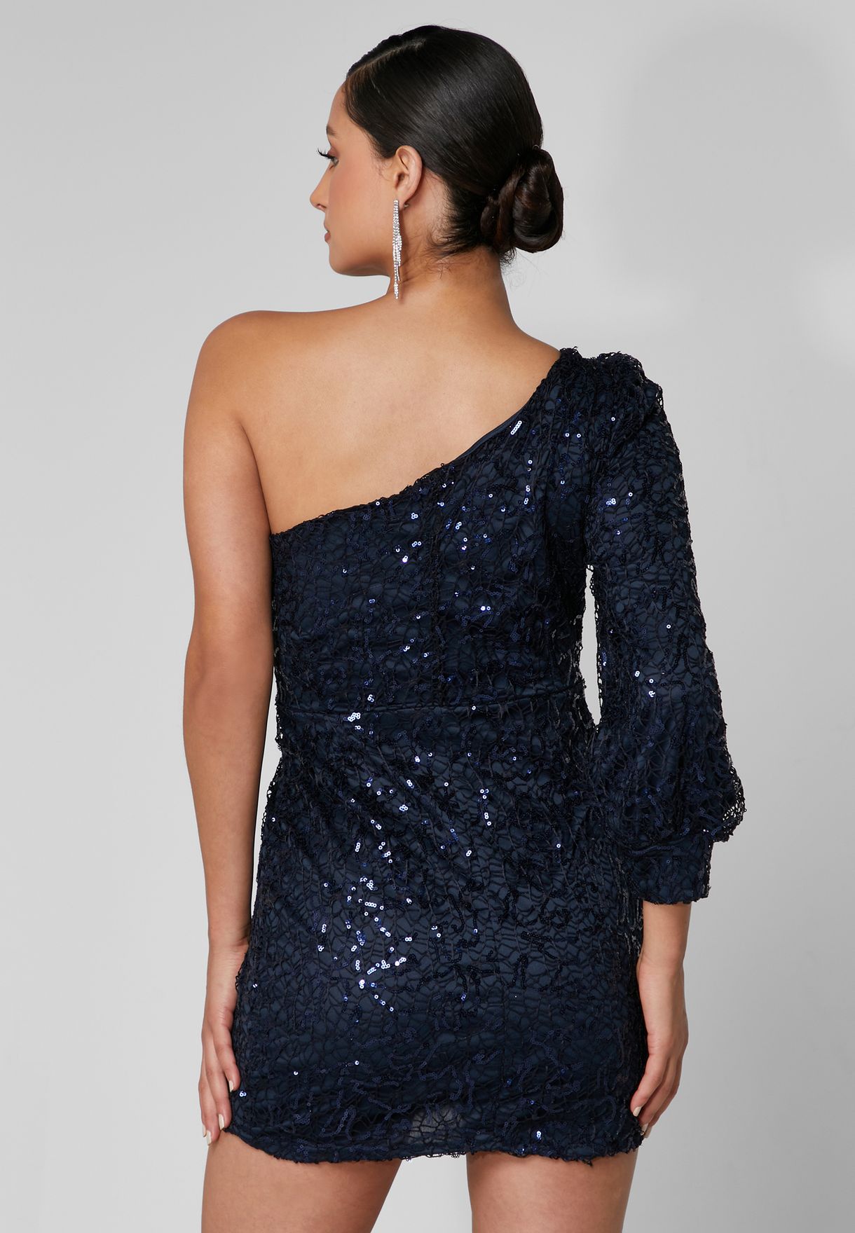 Shimmer One-Shoulder Dress