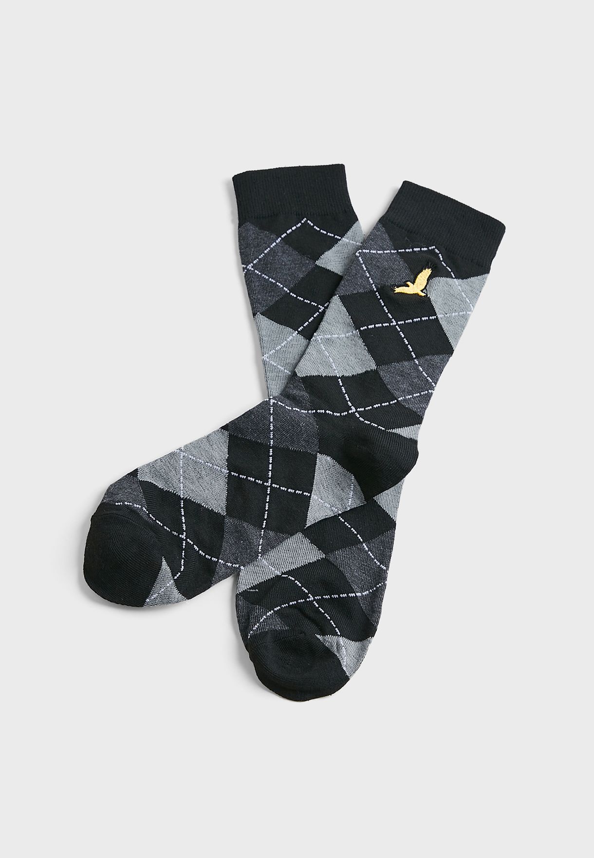 Brave_Soul Mens 5Pk Socks With Embroidery Logo