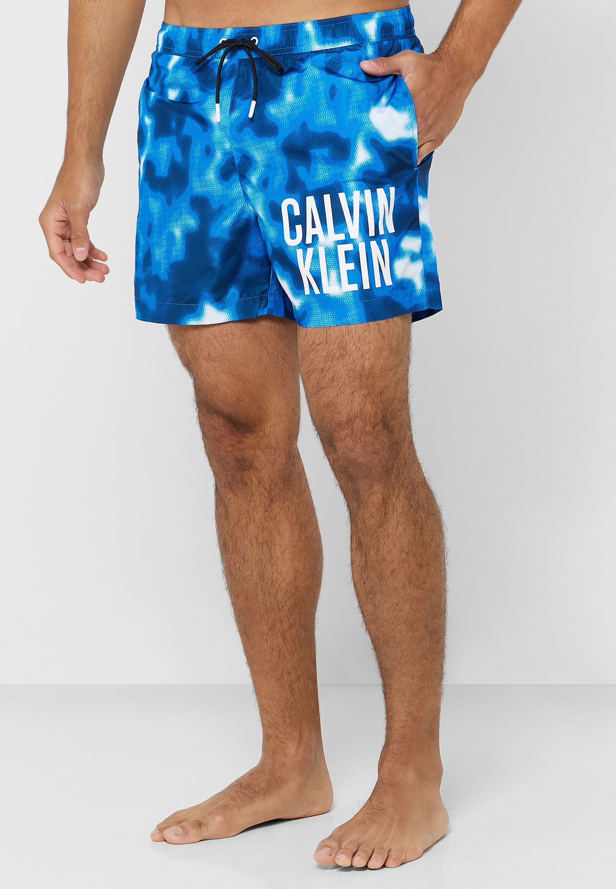 Printed Drawstring Shorts