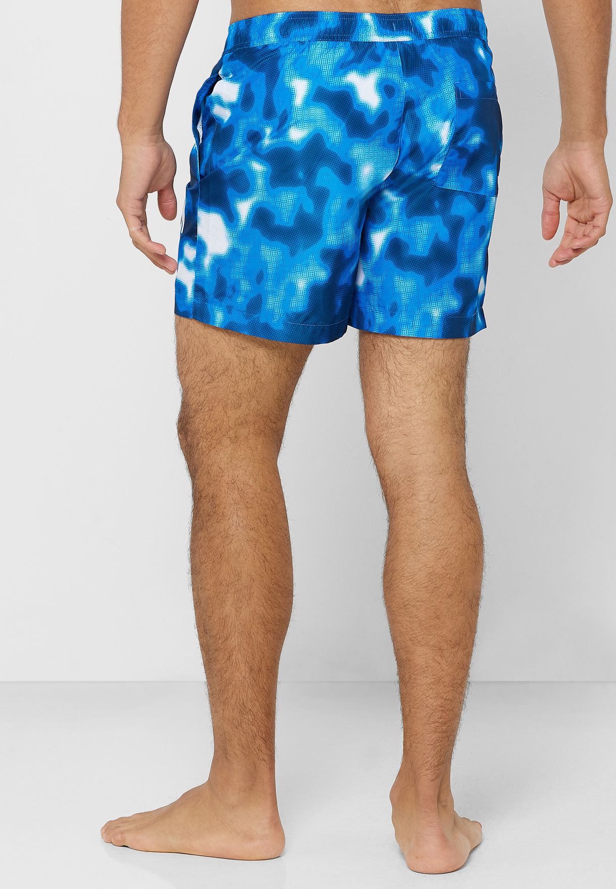 Printed Drawstring Shorts