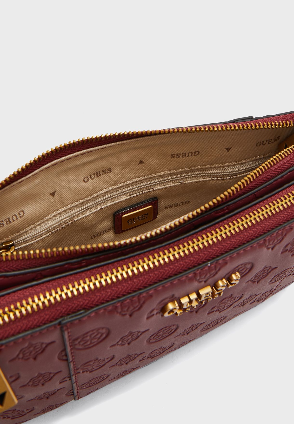 Noelle Double Zip Crossbody Bag
