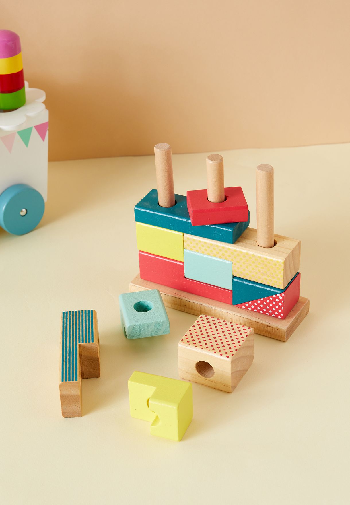 Kids Geometric Shaped Stack Puzzle