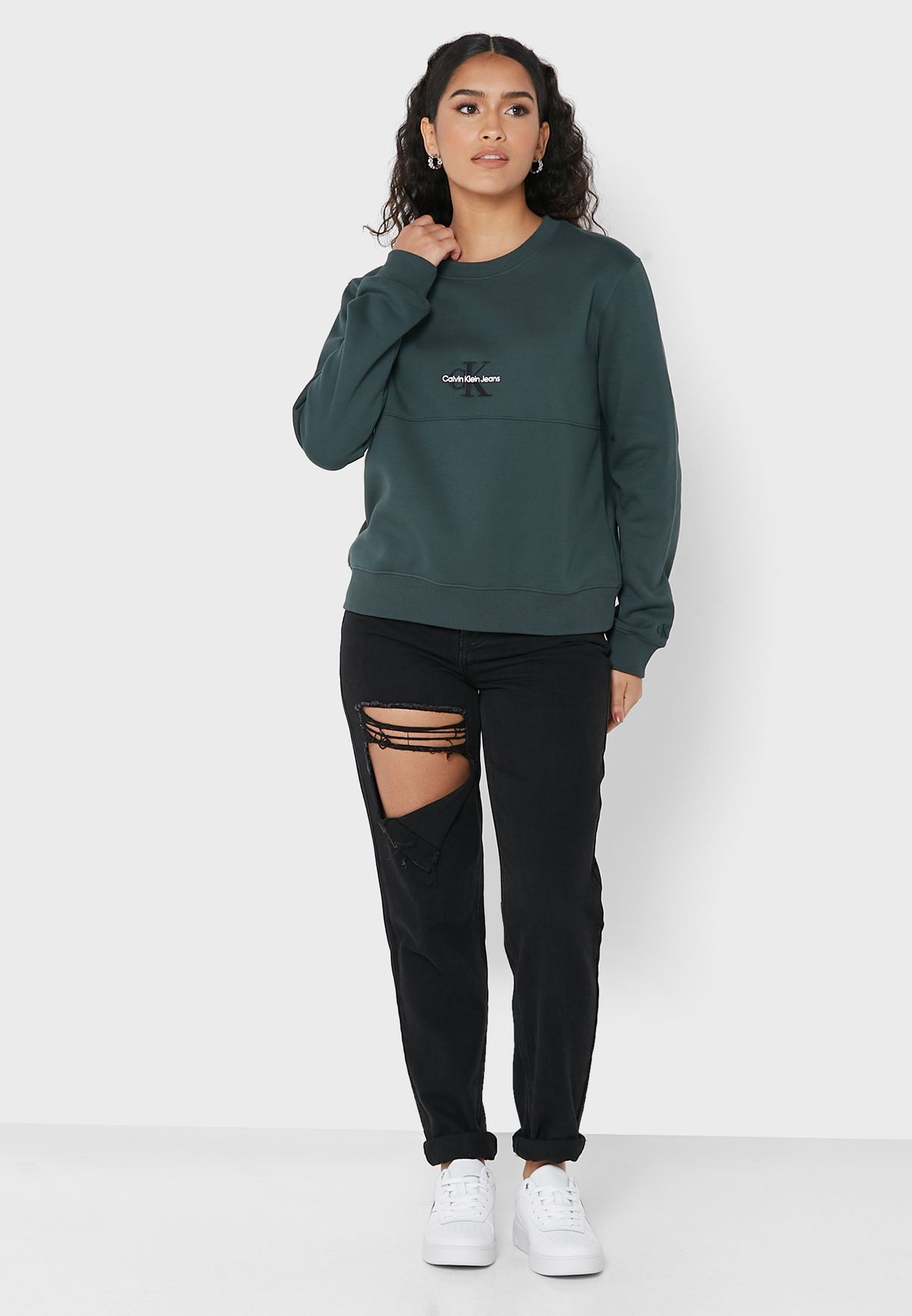 Crew Neck Logo Sweatshirt