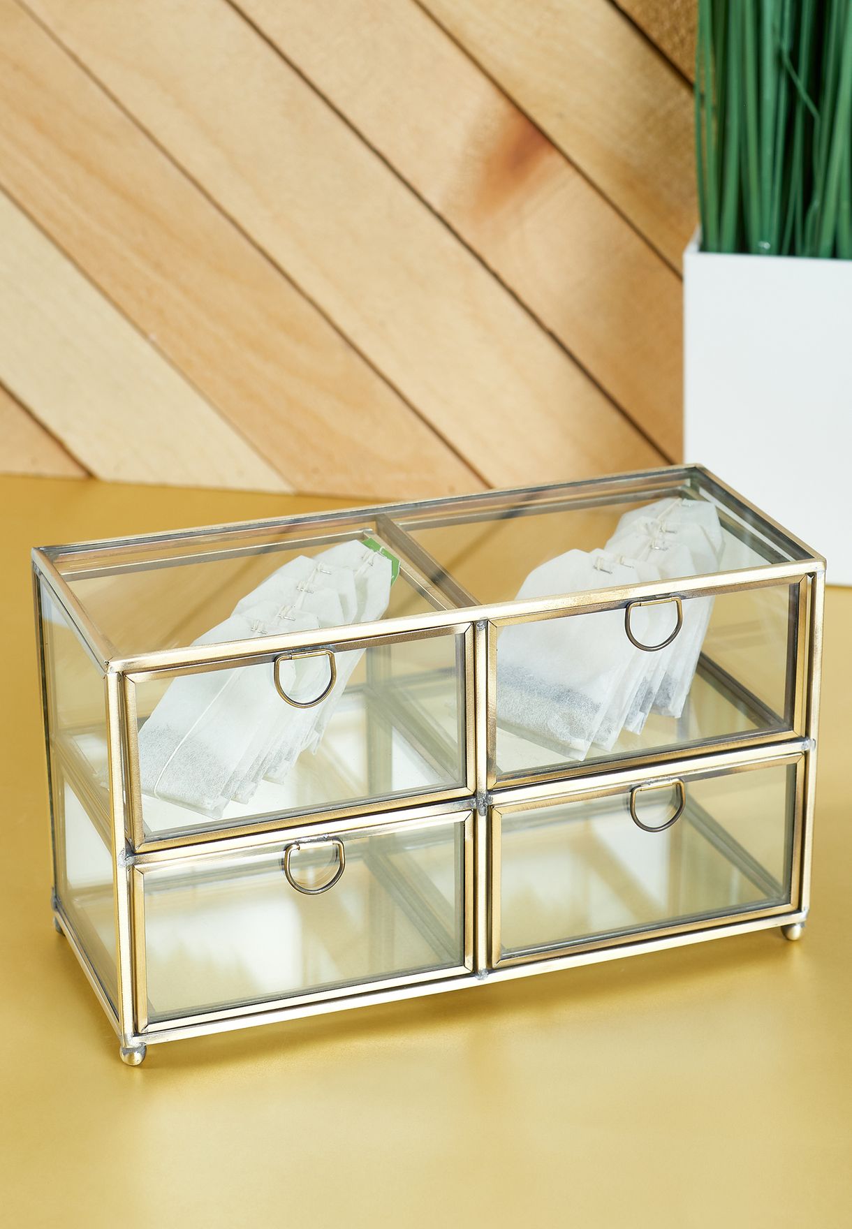 Glass Tea Storage Box
