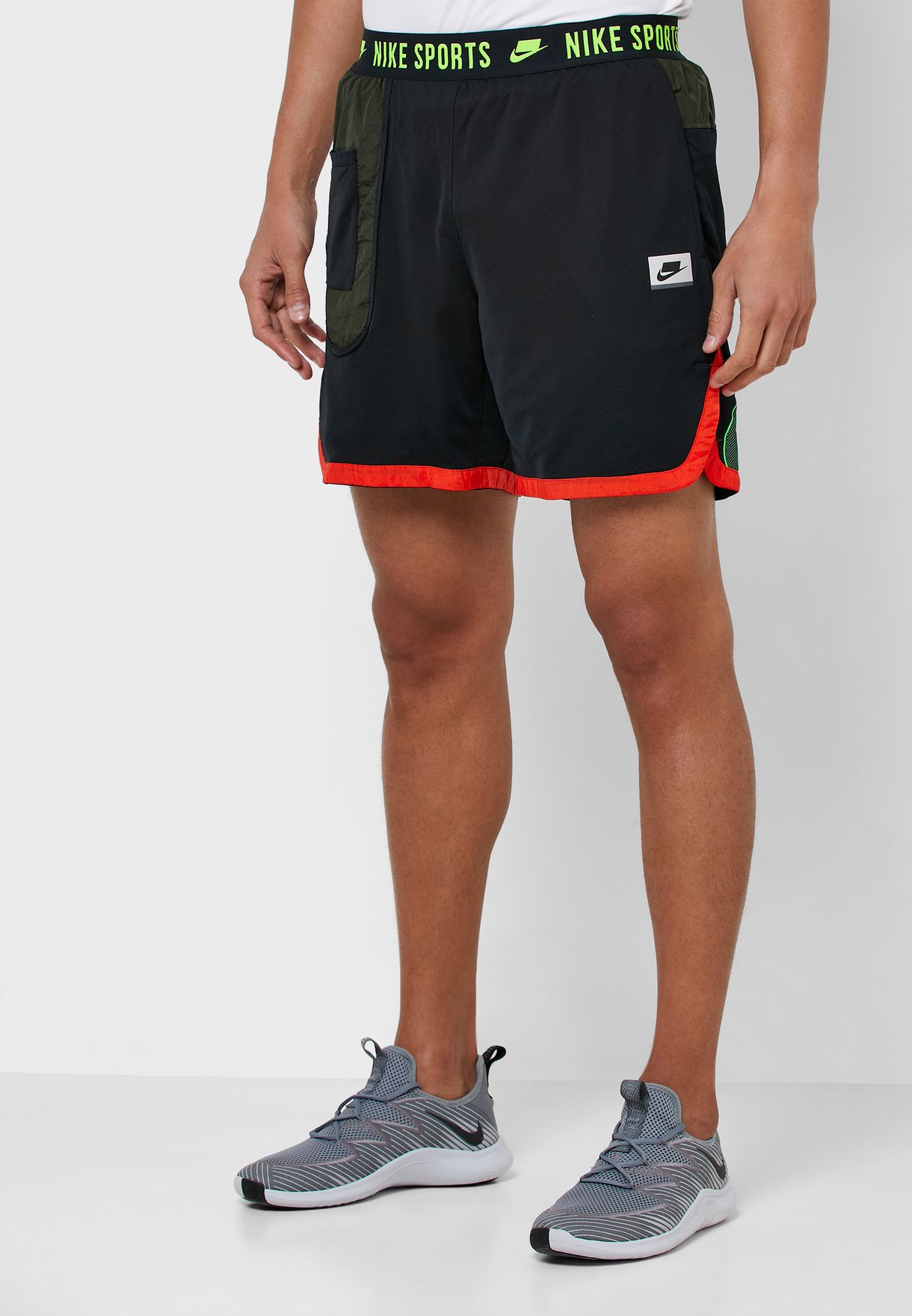 Buy Nike black Dri-FIT Shorts for Men 