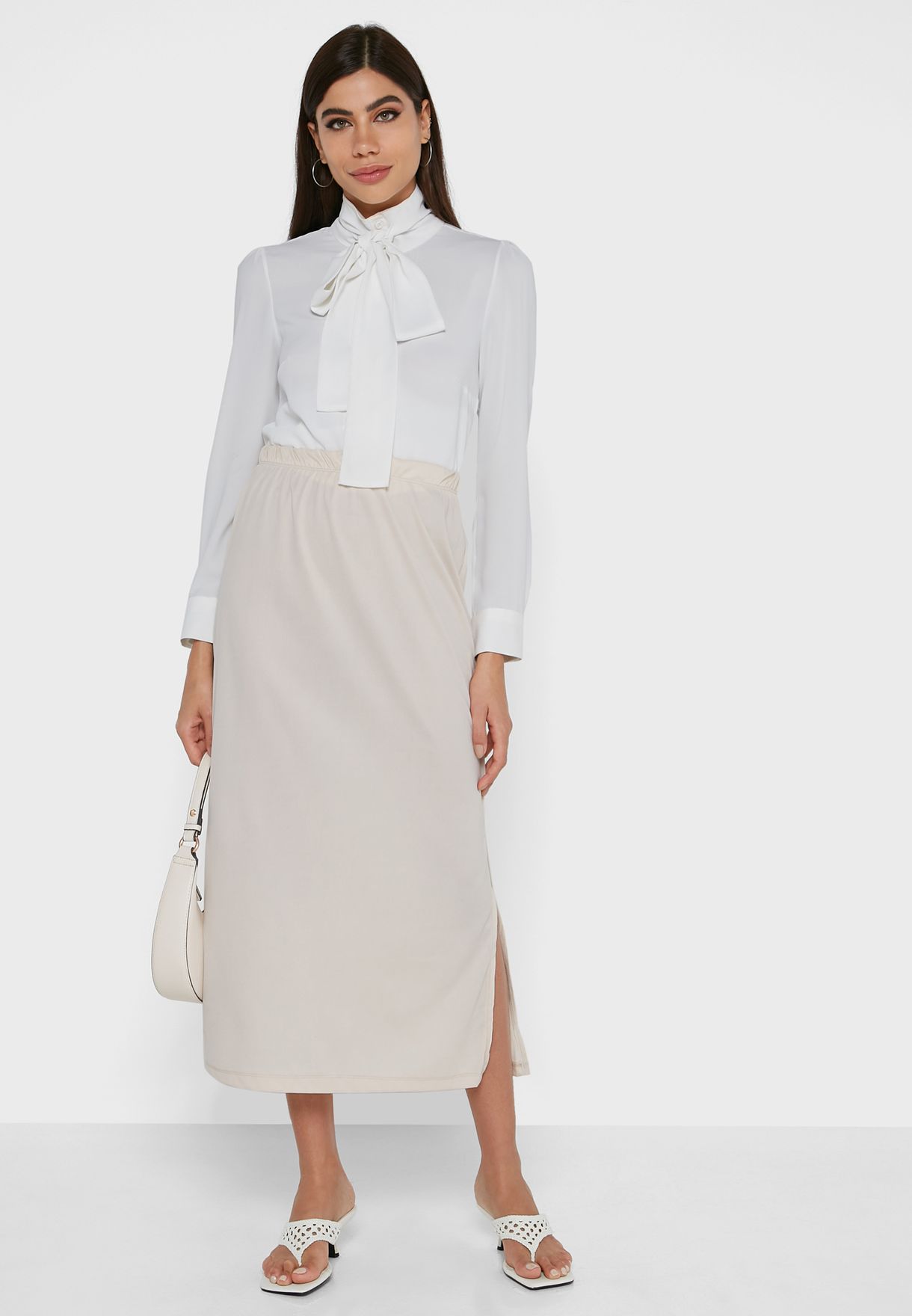 High Waist Maxi Skirt