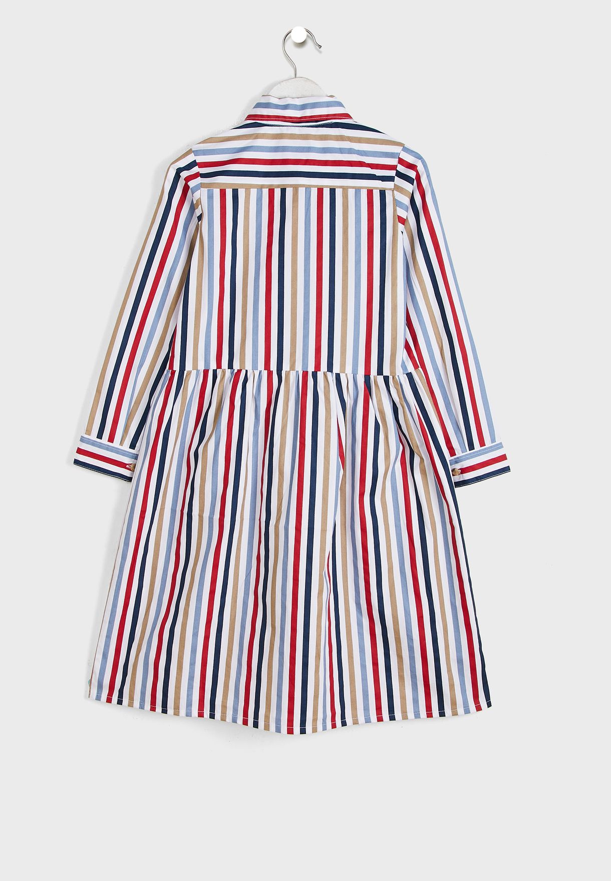 Multi Stripe Shirt Dress
