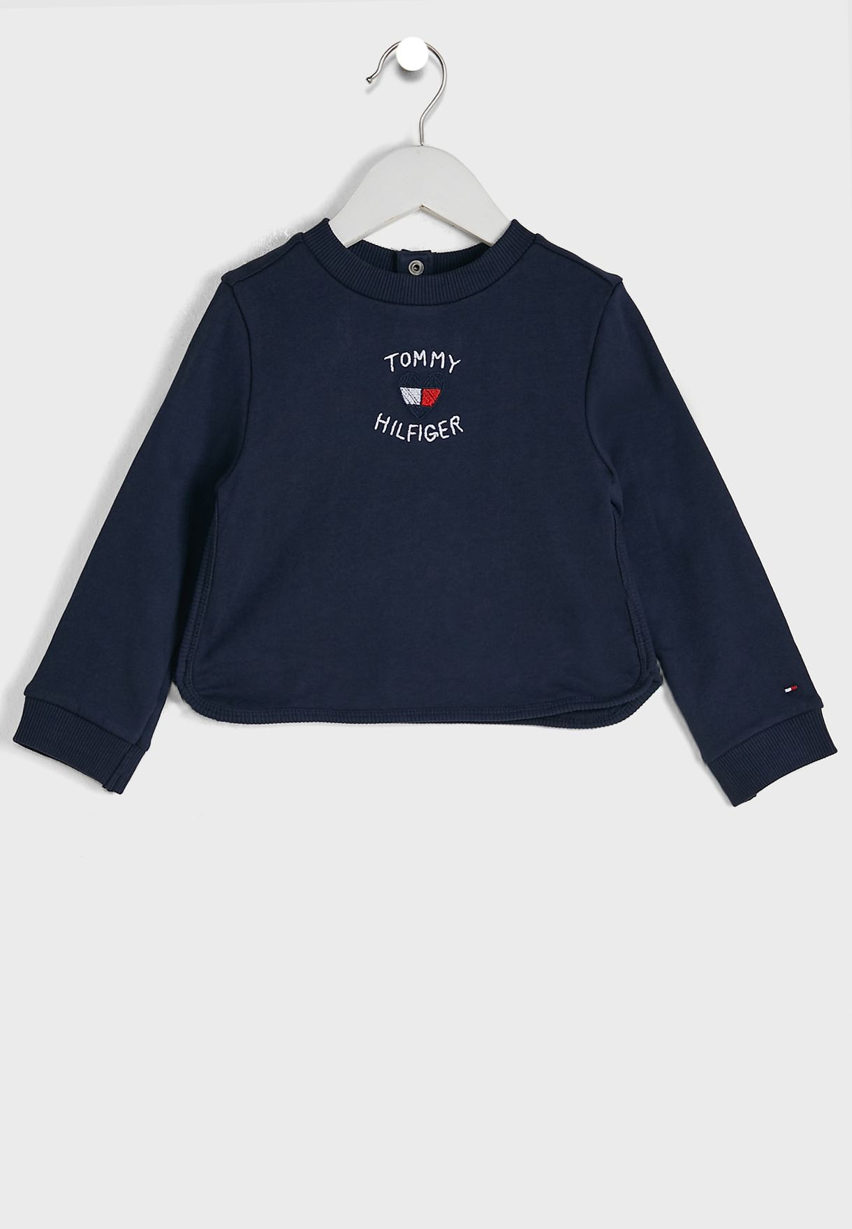 Kids Heart Embroidery T-Shirt