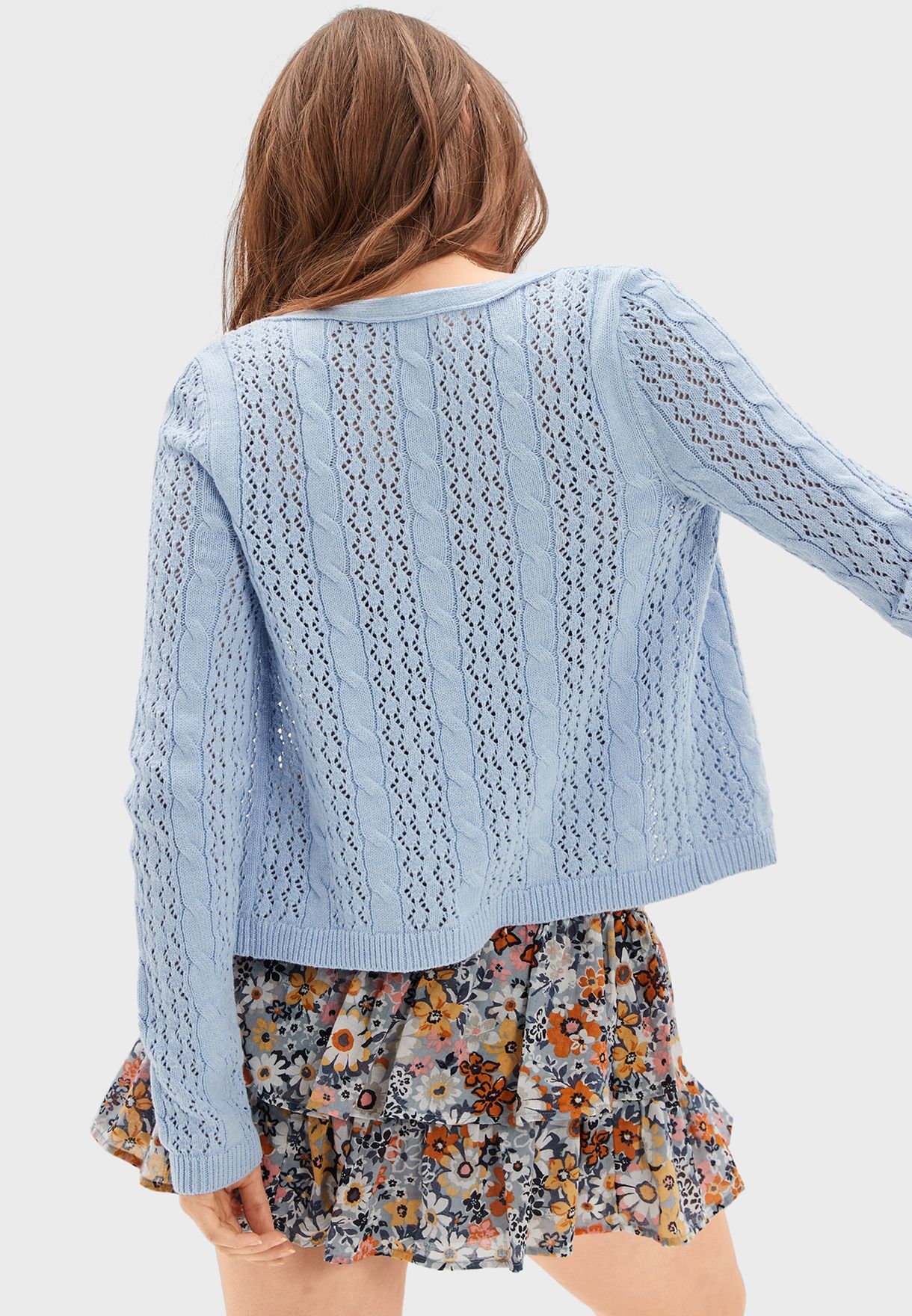Blockchain Knitted Cardigan