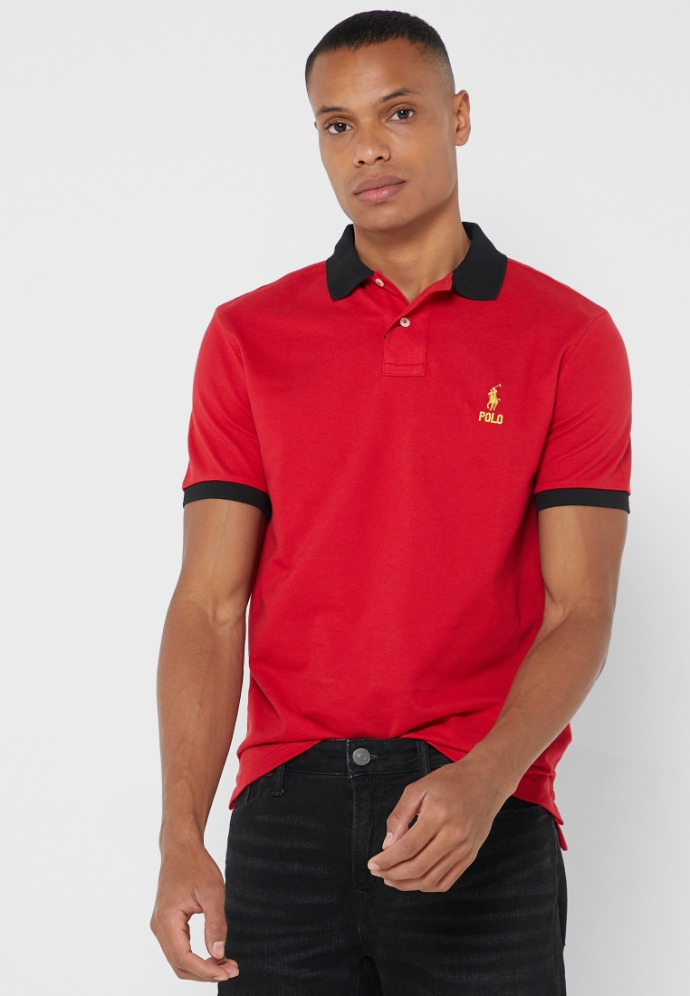 Indigenous utilsigtet Revival Buy Polo Ralph Lauren red Essential Polo T-Shirt for Men in MENA, Worldwide