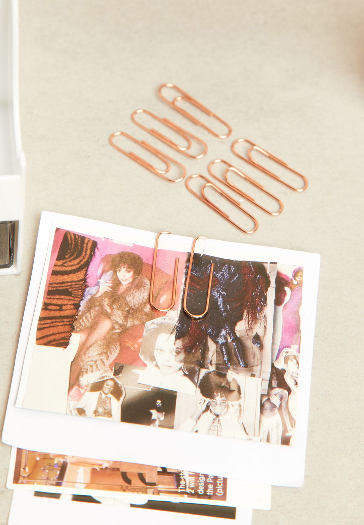 Rose Gold Stationery Accessory Set