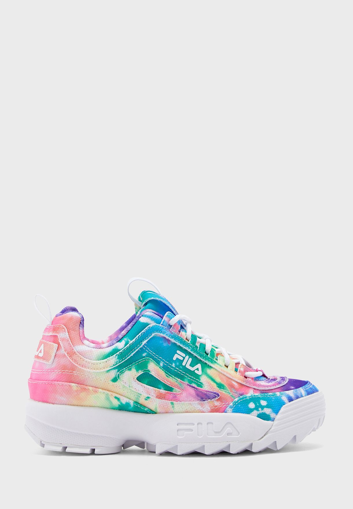 fila disruptor ii tie dye shoes