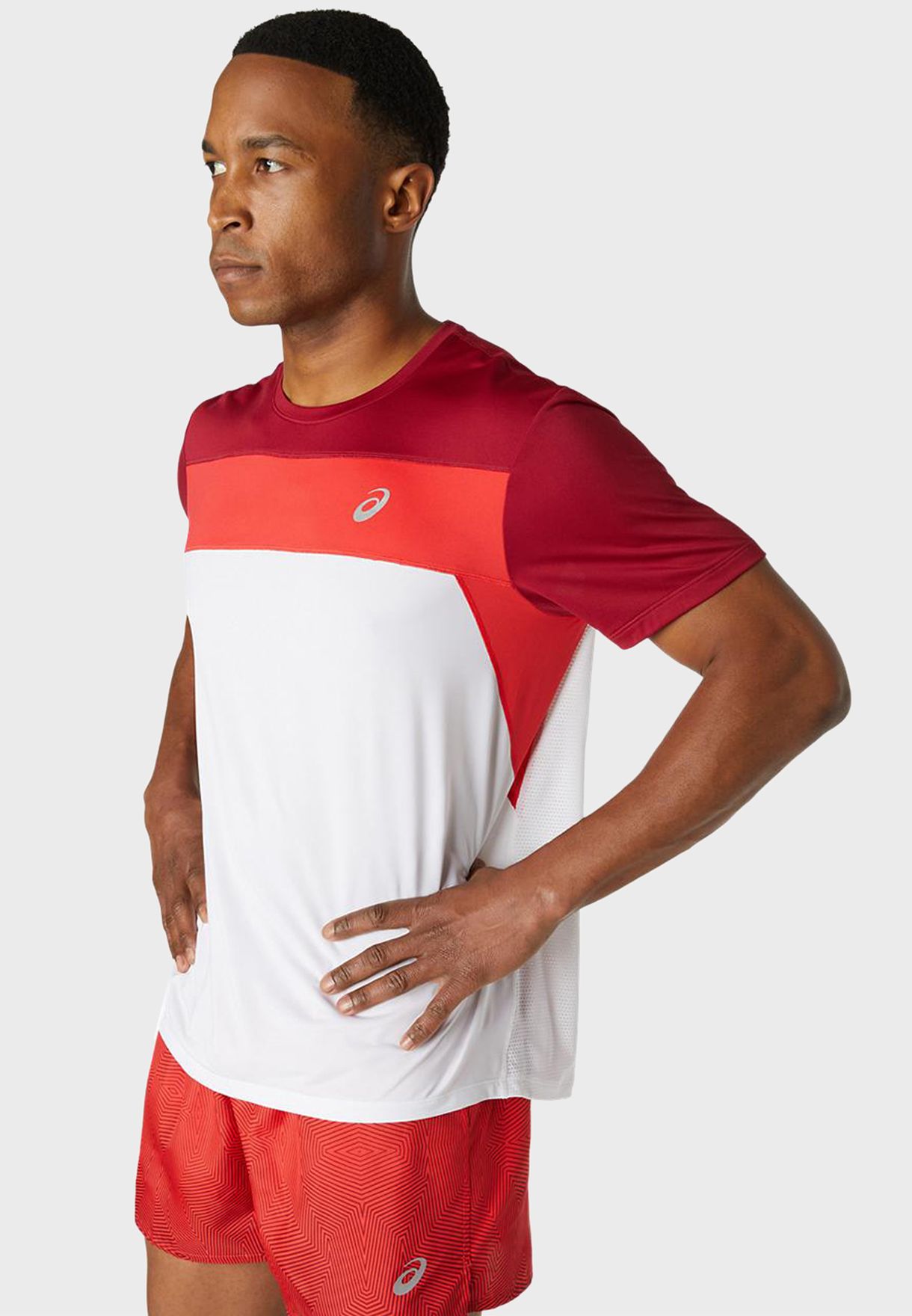 asics race short sleeve top