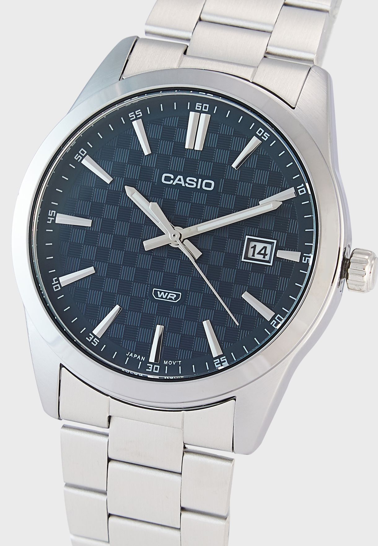 Buy Casio silver Mtp-Vd03D-2Audf Enticer Analog Watch for Men in Dubai ...