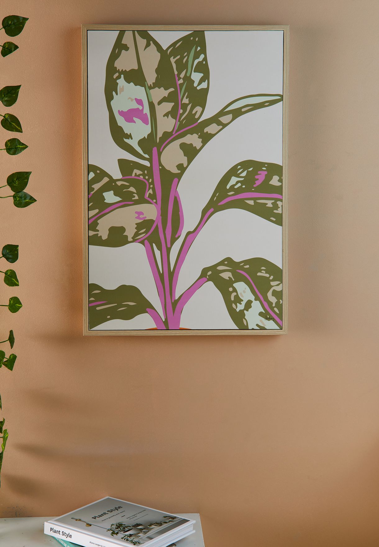 Pink Plant 40x60 Canvas Art