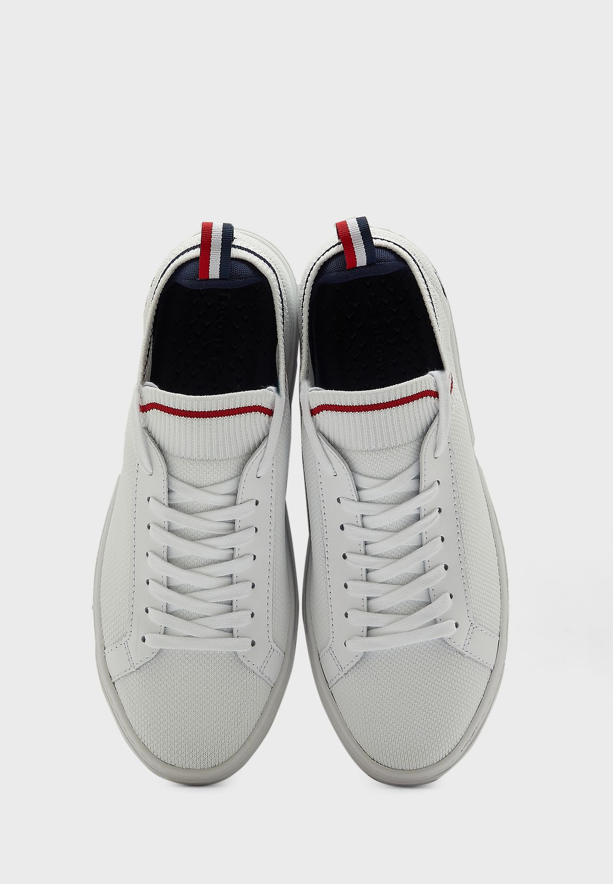 La Piquee Lace Up Sneakers