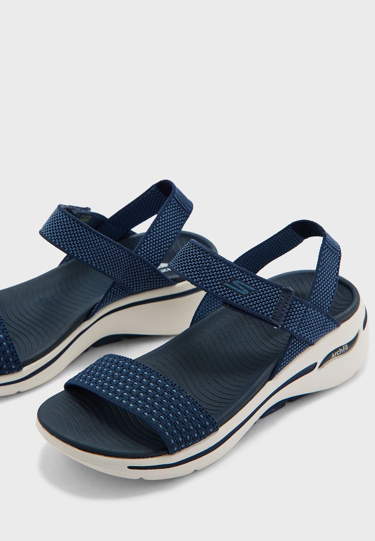 Buy Skechers Navy Go Walk Arch Fit Sandal For Women In Mena Worldwide 7467