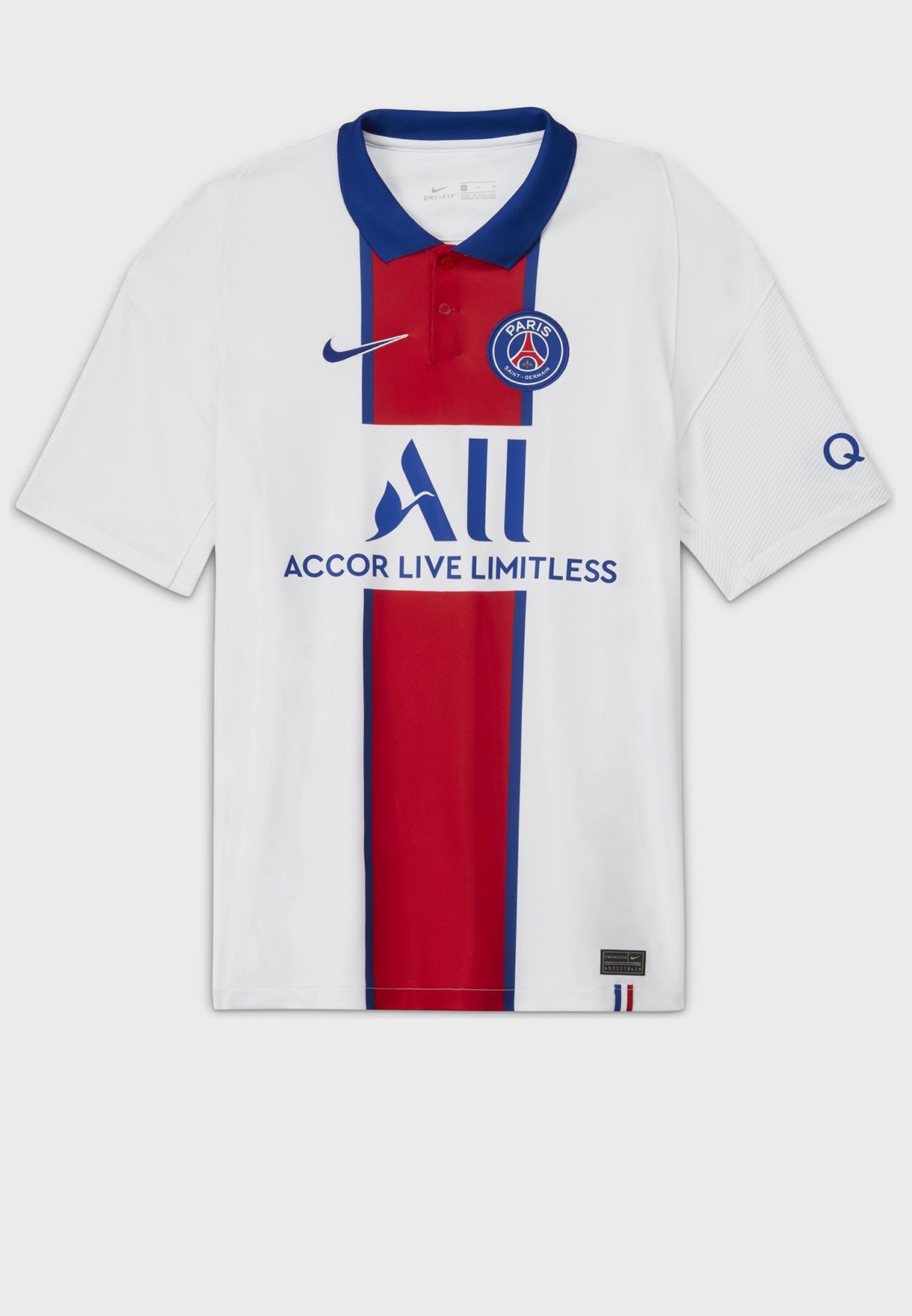 Buy Nike White Psg Stadium Away 21 Jersey For Men In Mena Worldwide Cd4241 101