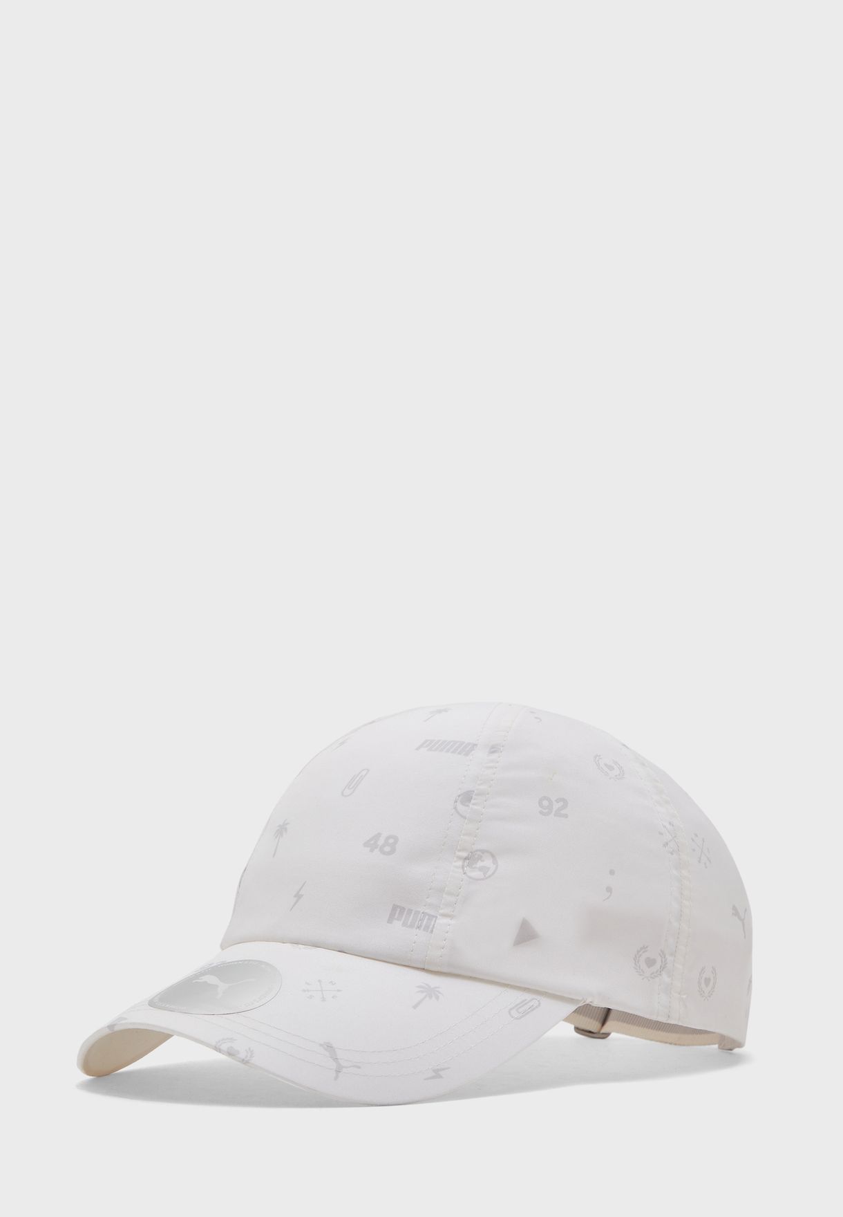 puma white cap