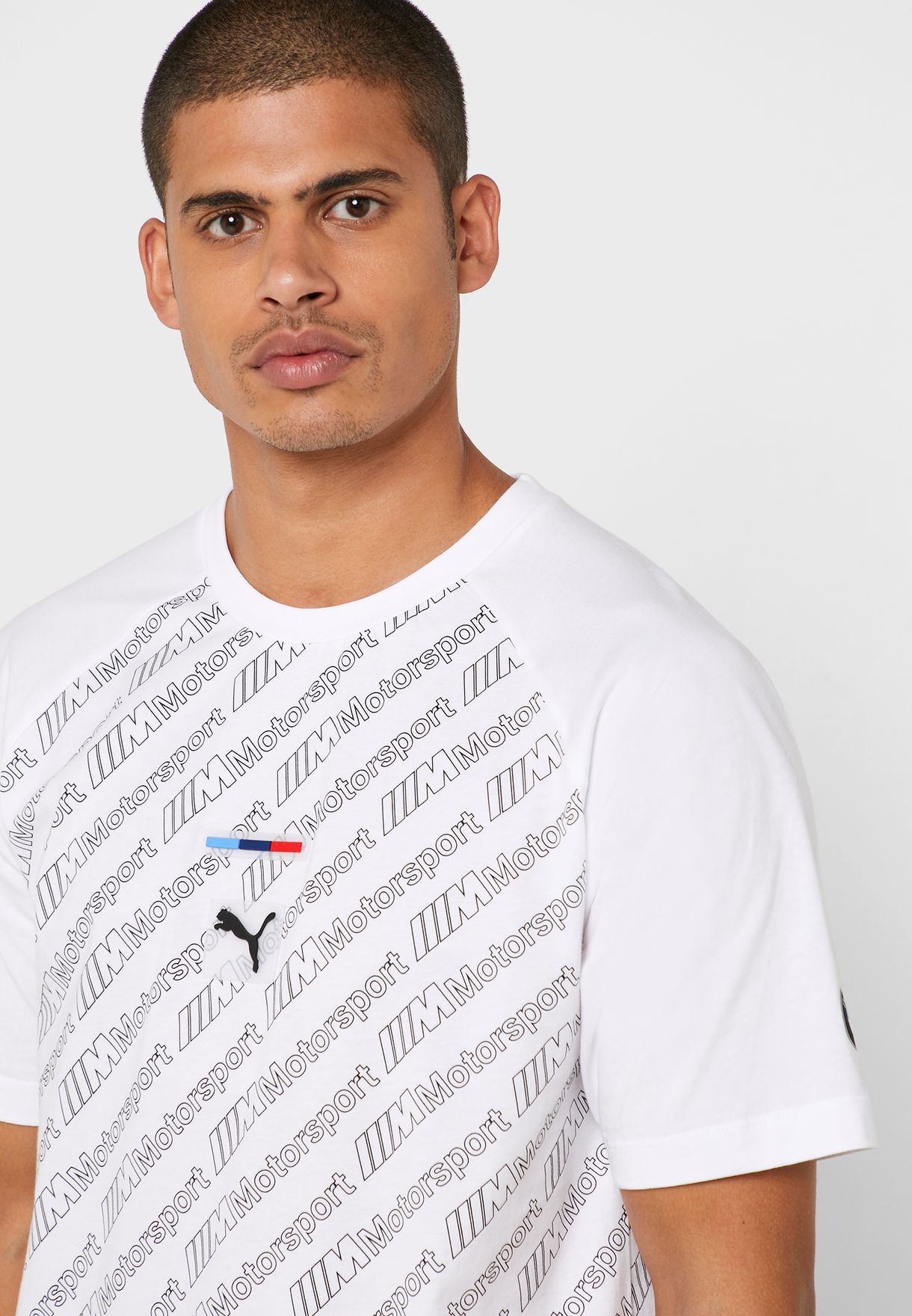 Buy PUMA white BMW MMS Street T-Shirt for Kids in Dubai, Abu Dhabi