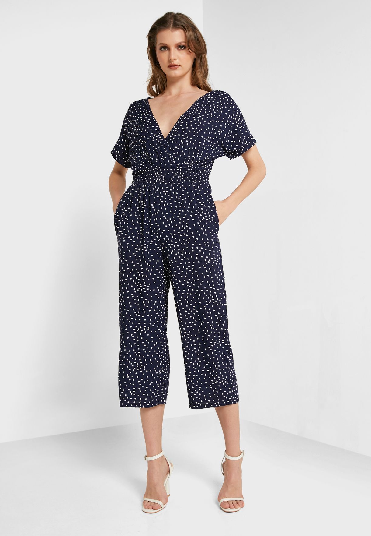 whistles polka dot jumpsuit