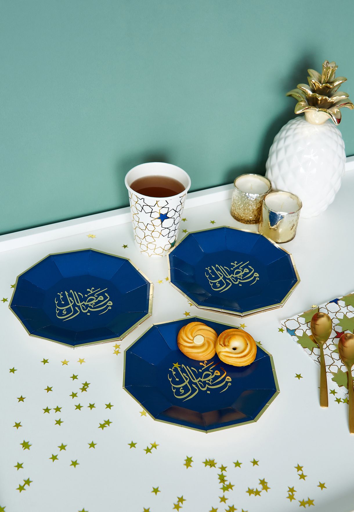 8 Pack Ramadan Calligraphy Plate