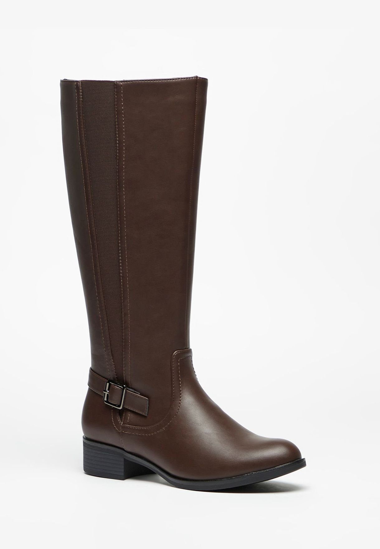 Buckle Detailed Ankle Boots