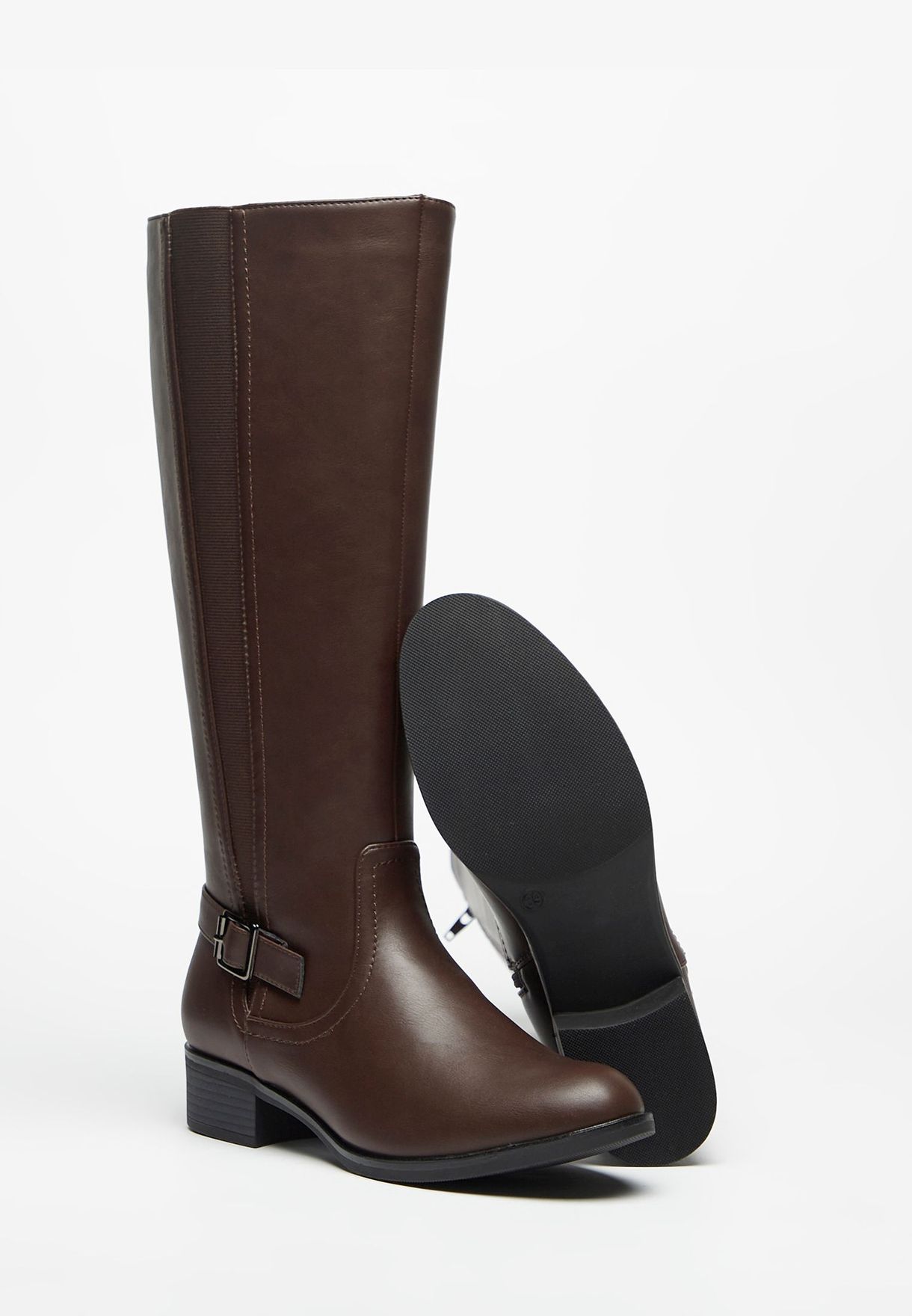 Buckle Detailed Ankle Boots