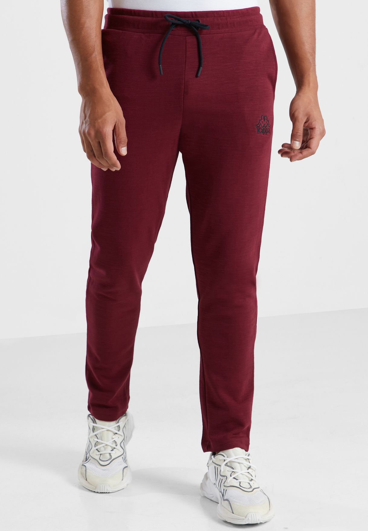 Buy Kappa red Logo Sweatpants for Kids in MENA, Worldwide