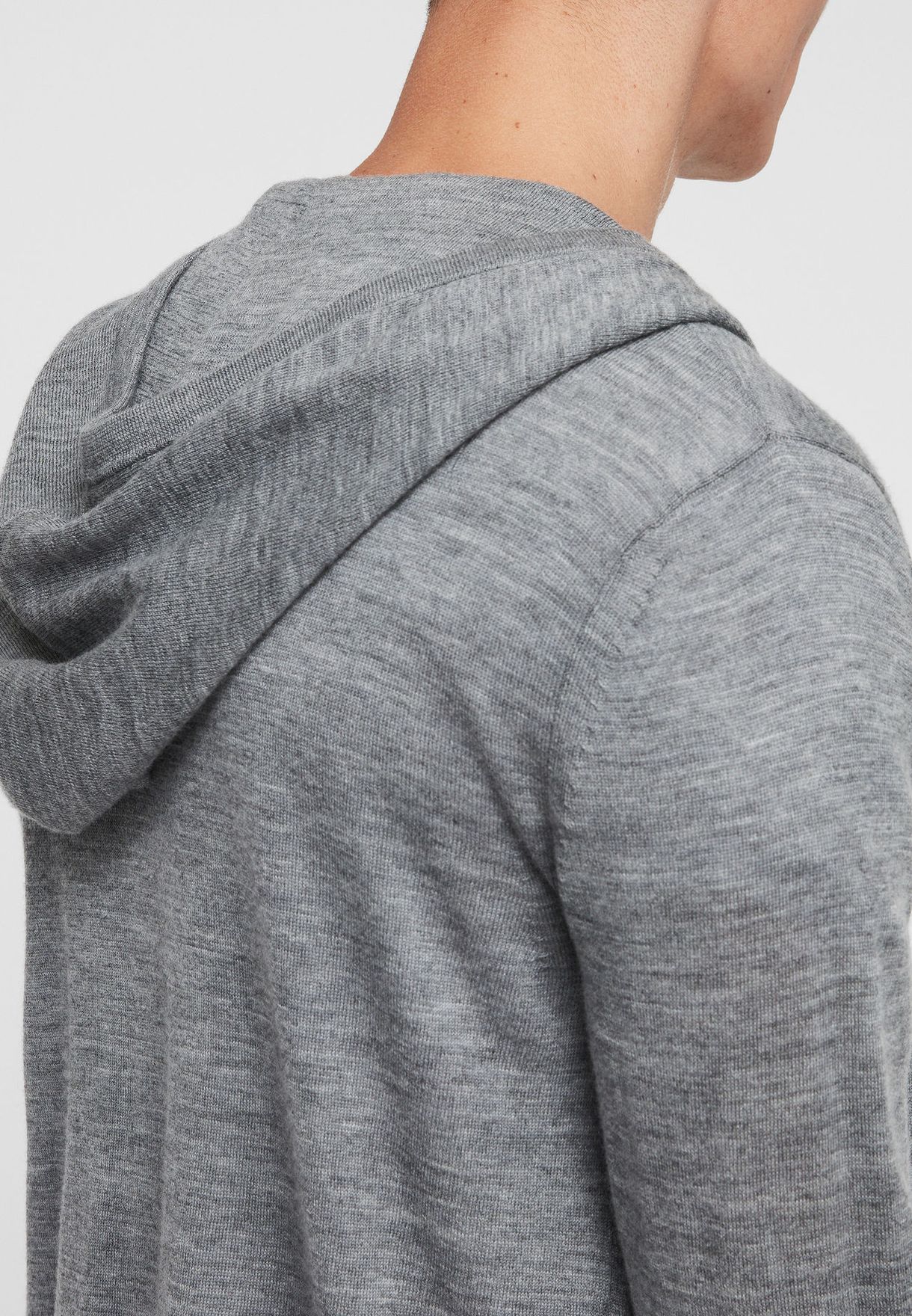 all saints mode merino hoodie