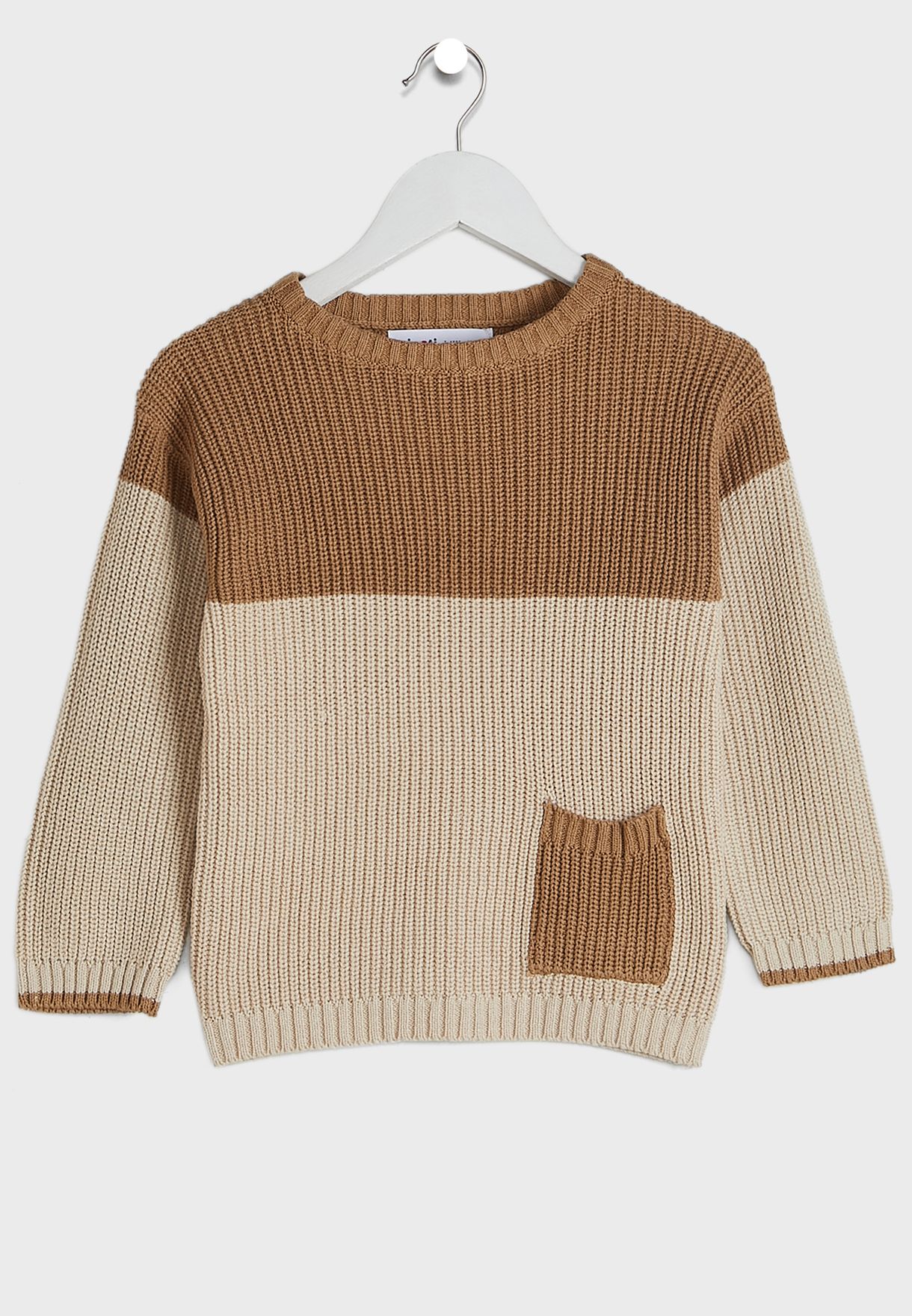Kids Colour Block Sweater