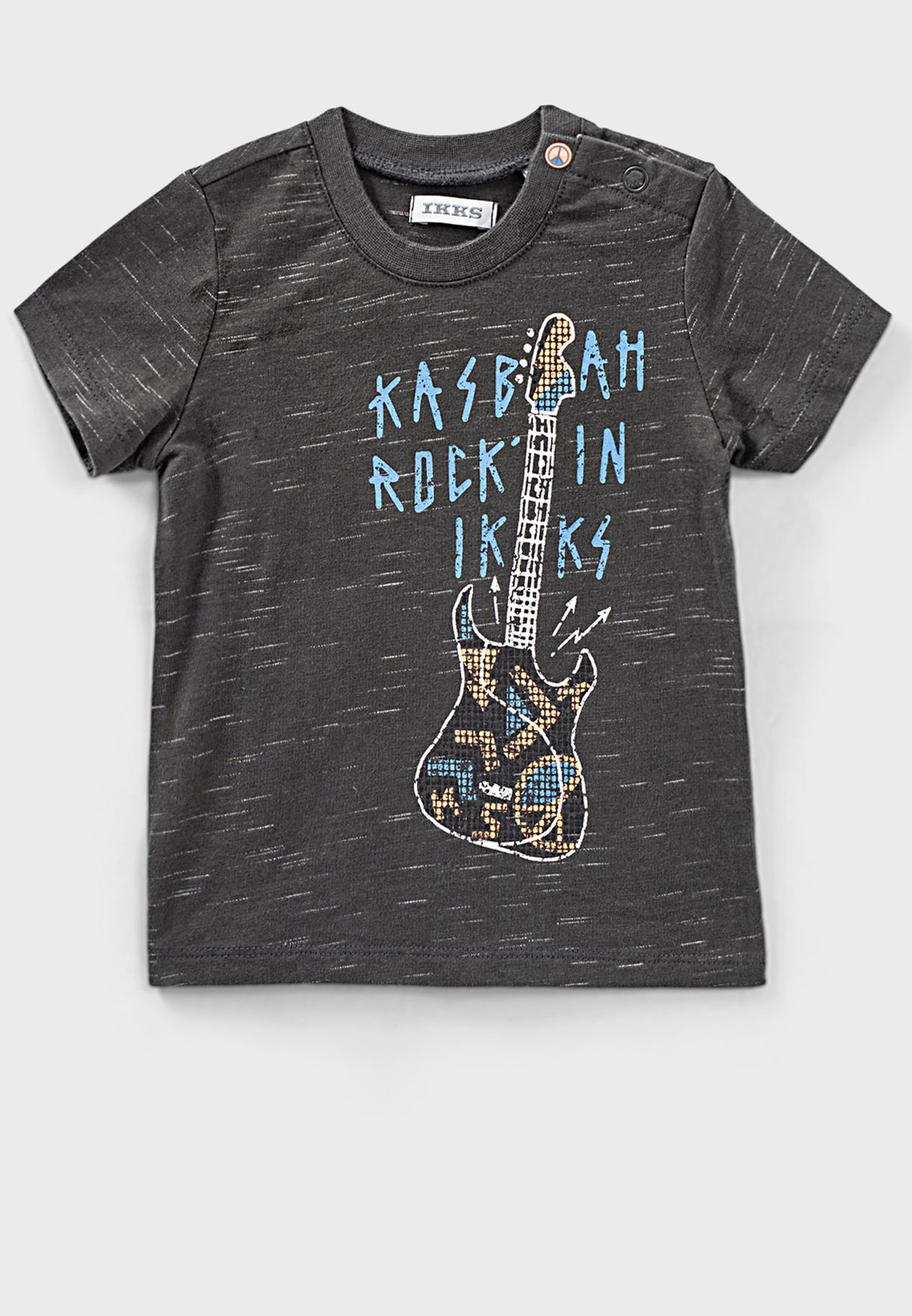 Kids Guitar Print T-Shirt