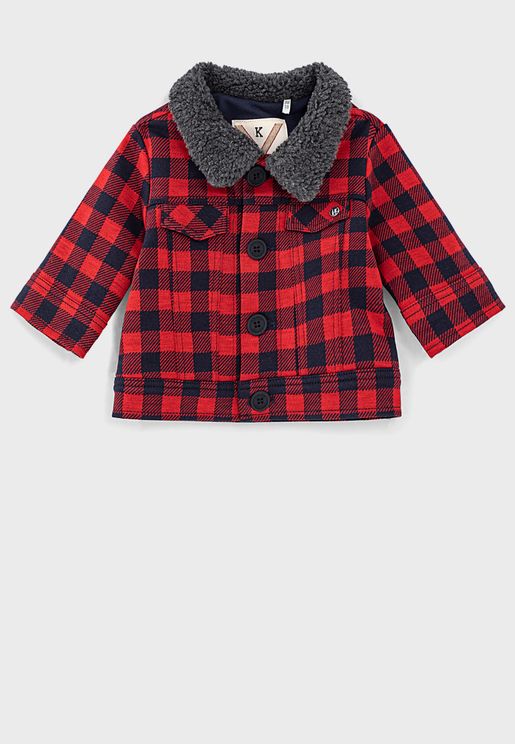 Infant Checked Jacket