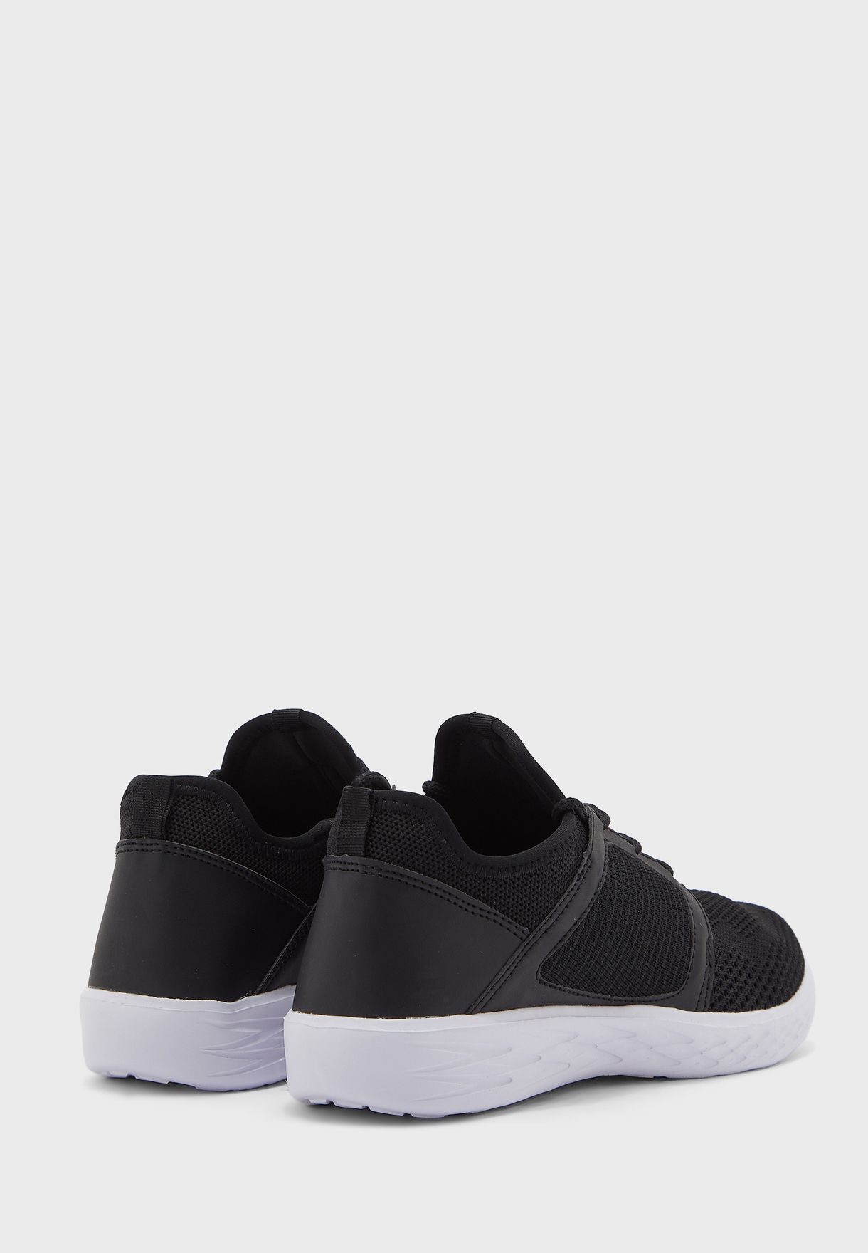 Sleek Casual Knit Sneakers