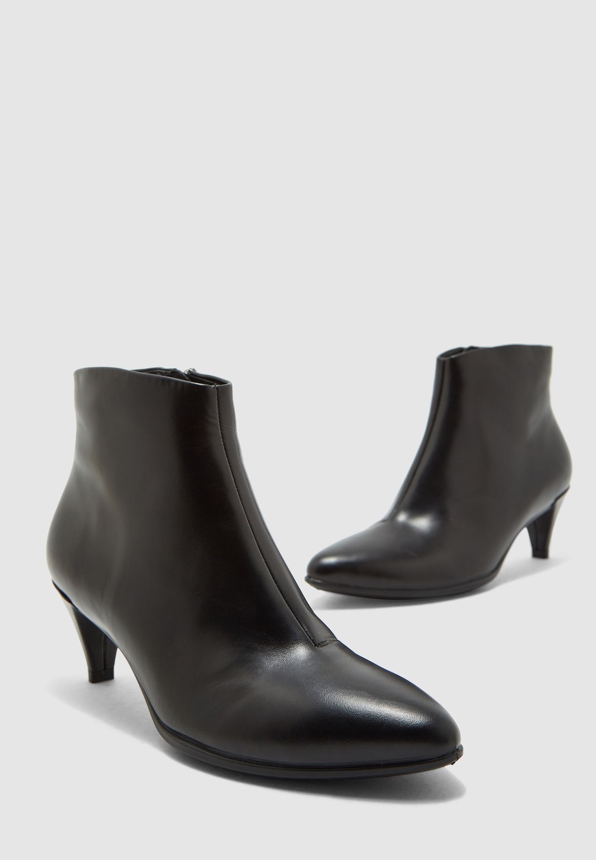 Buy Ecco Black Kitten Heel Boot for 