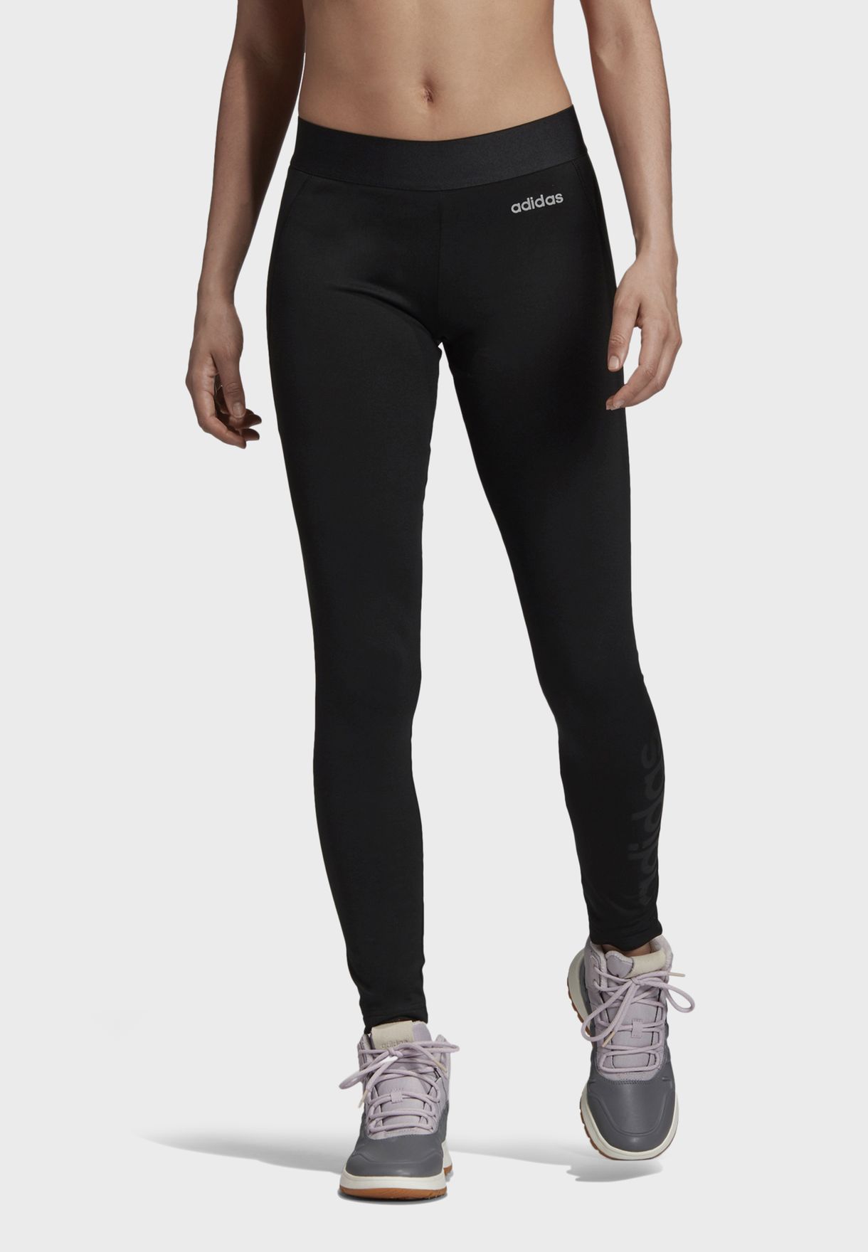 Buy adidas black Climawarm Tights for 