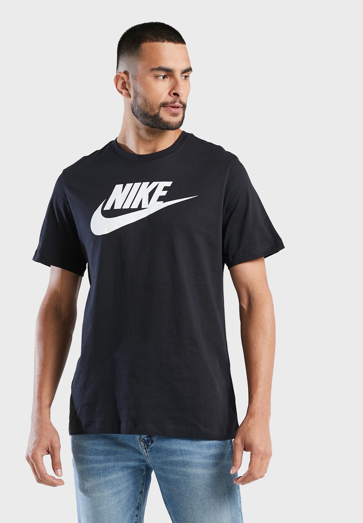 Buy Nike black Futura Icon T-Shirt for Men in MENA, Worldwide