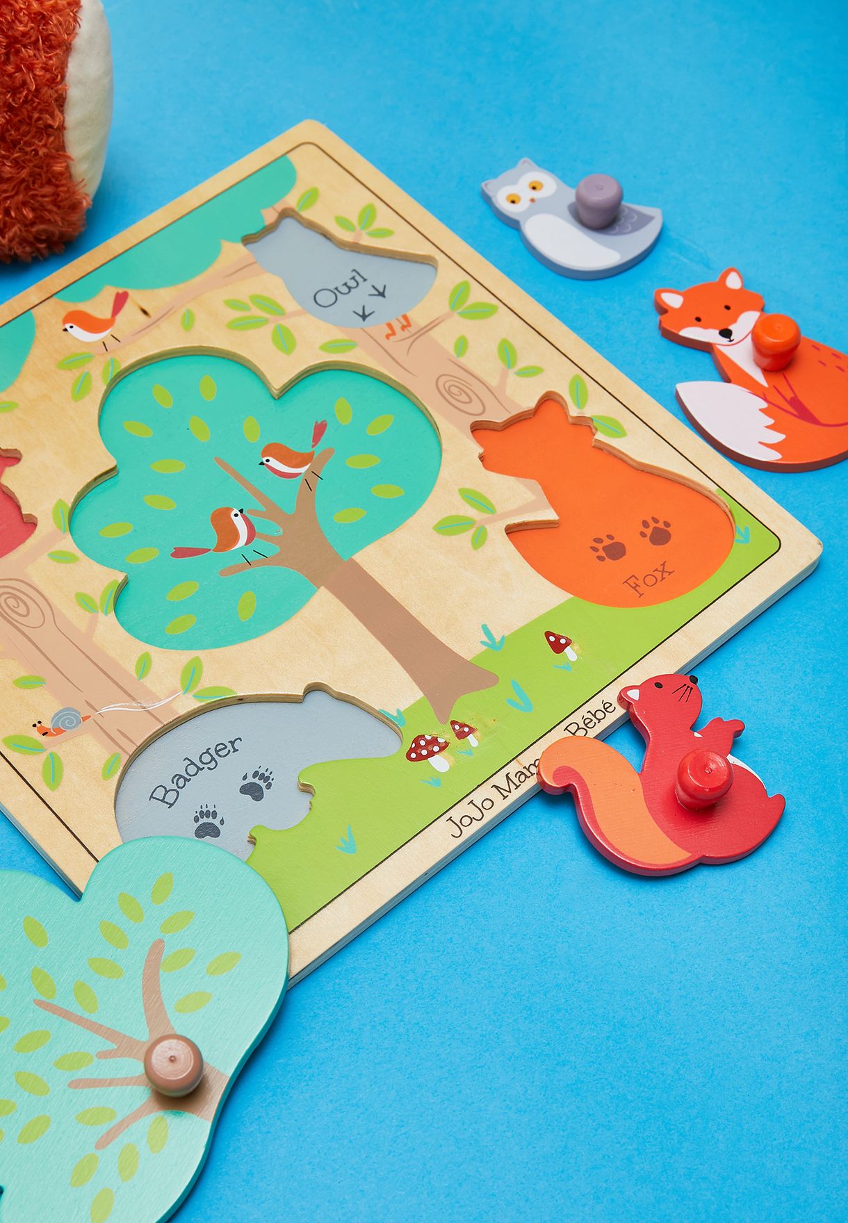 Buy Jojo Maman Bebe multicolor Woodland Shape Puzzle for Kids in MENA ...