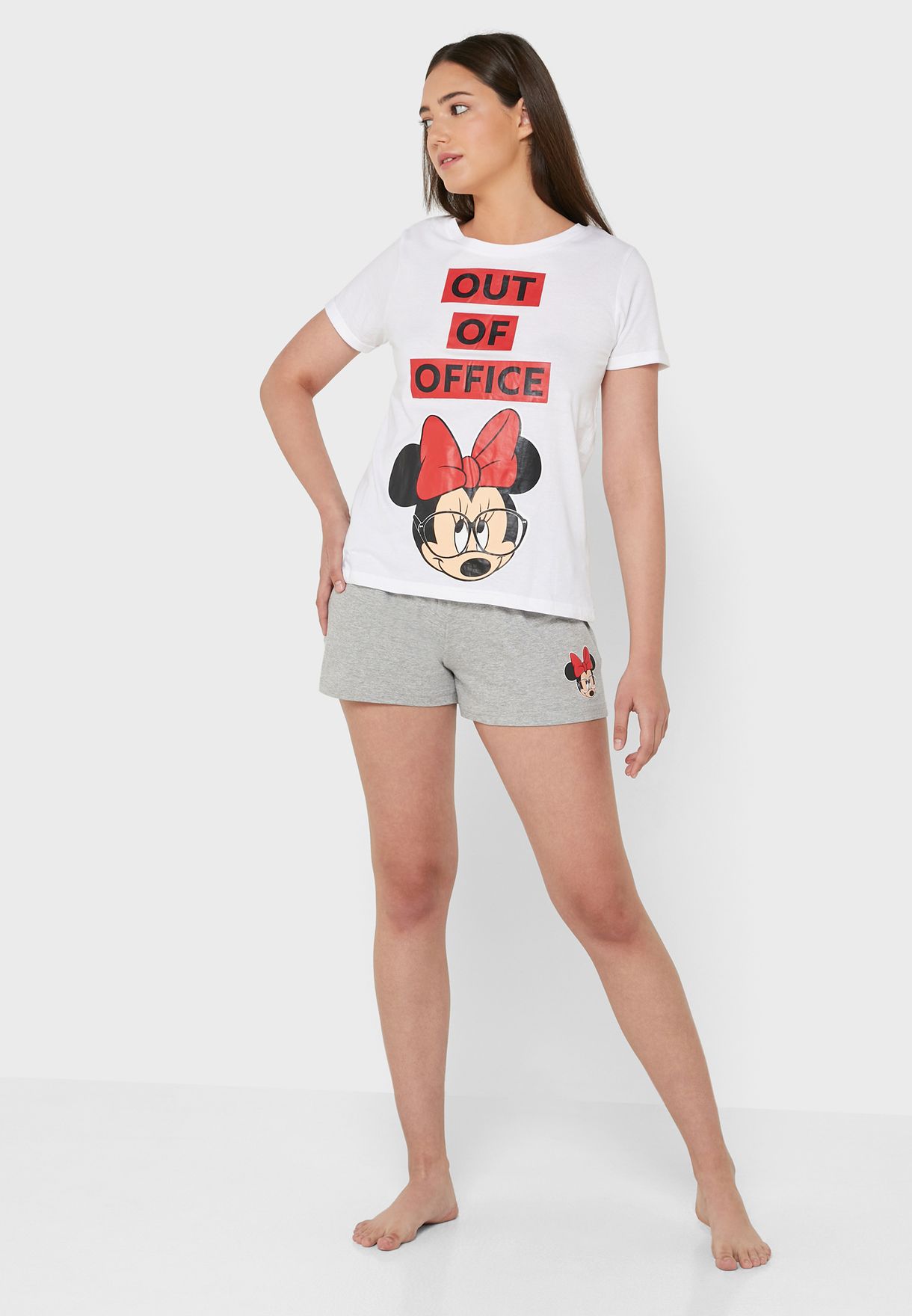 Minnie Mouse Shorts Set