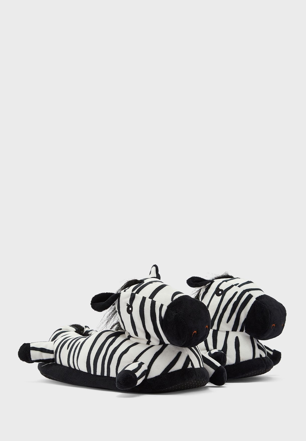 Zebra Novelty House Slipper