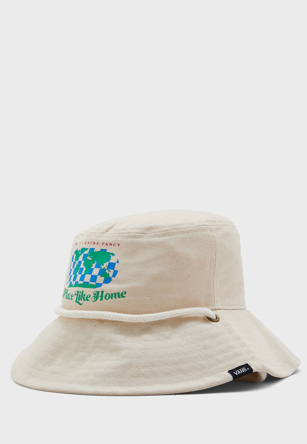 vans white bucket hat