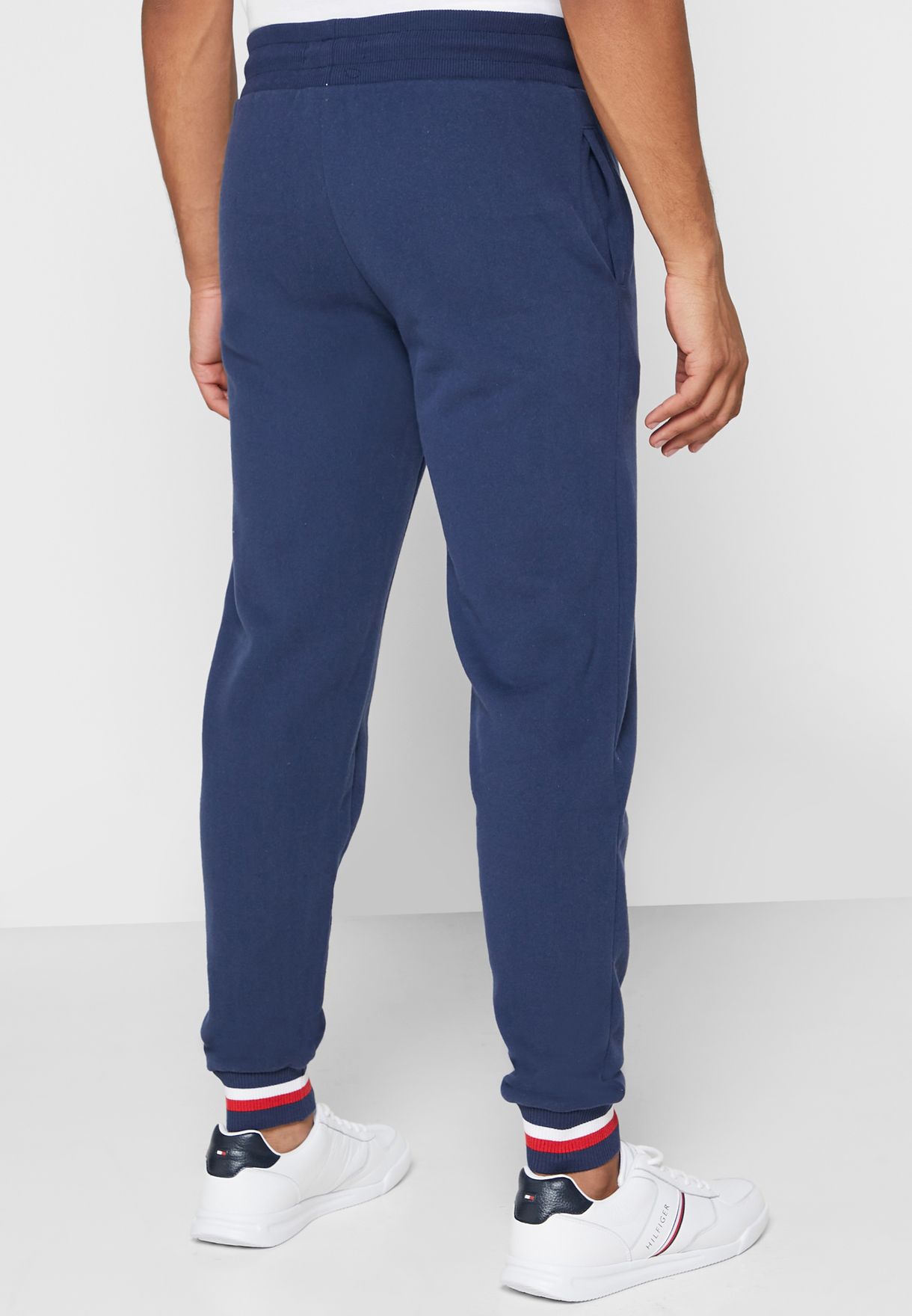 blue tommy hilfiger sweatpants