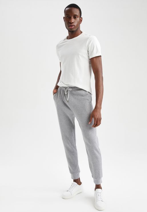 Defacto Grey Sweatpants for Men - Shop Online at Namshi Bahrain