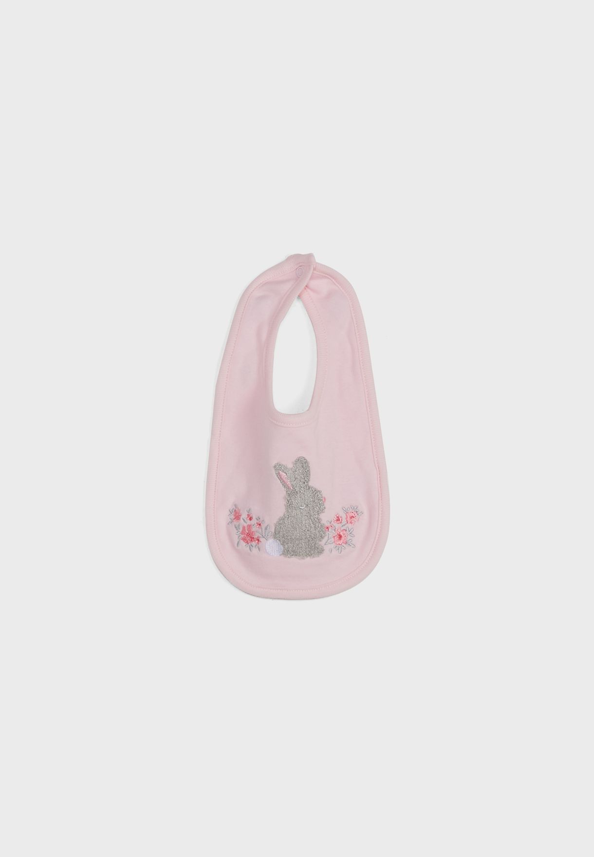 Infant Bunny Sleep suit + Hat And  Bib